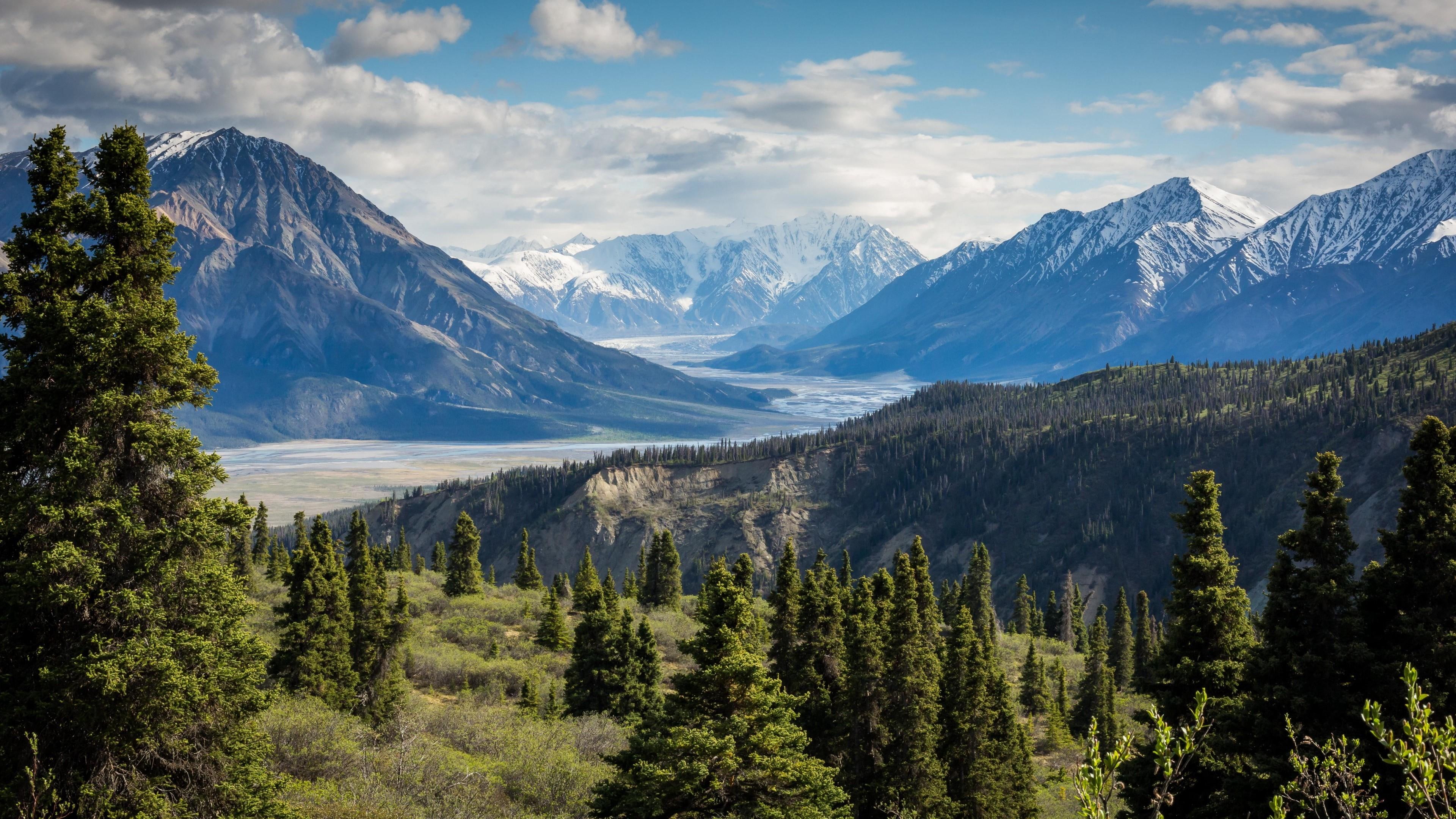 kluane national park and reserve nature mountain wilderness 2k 4k