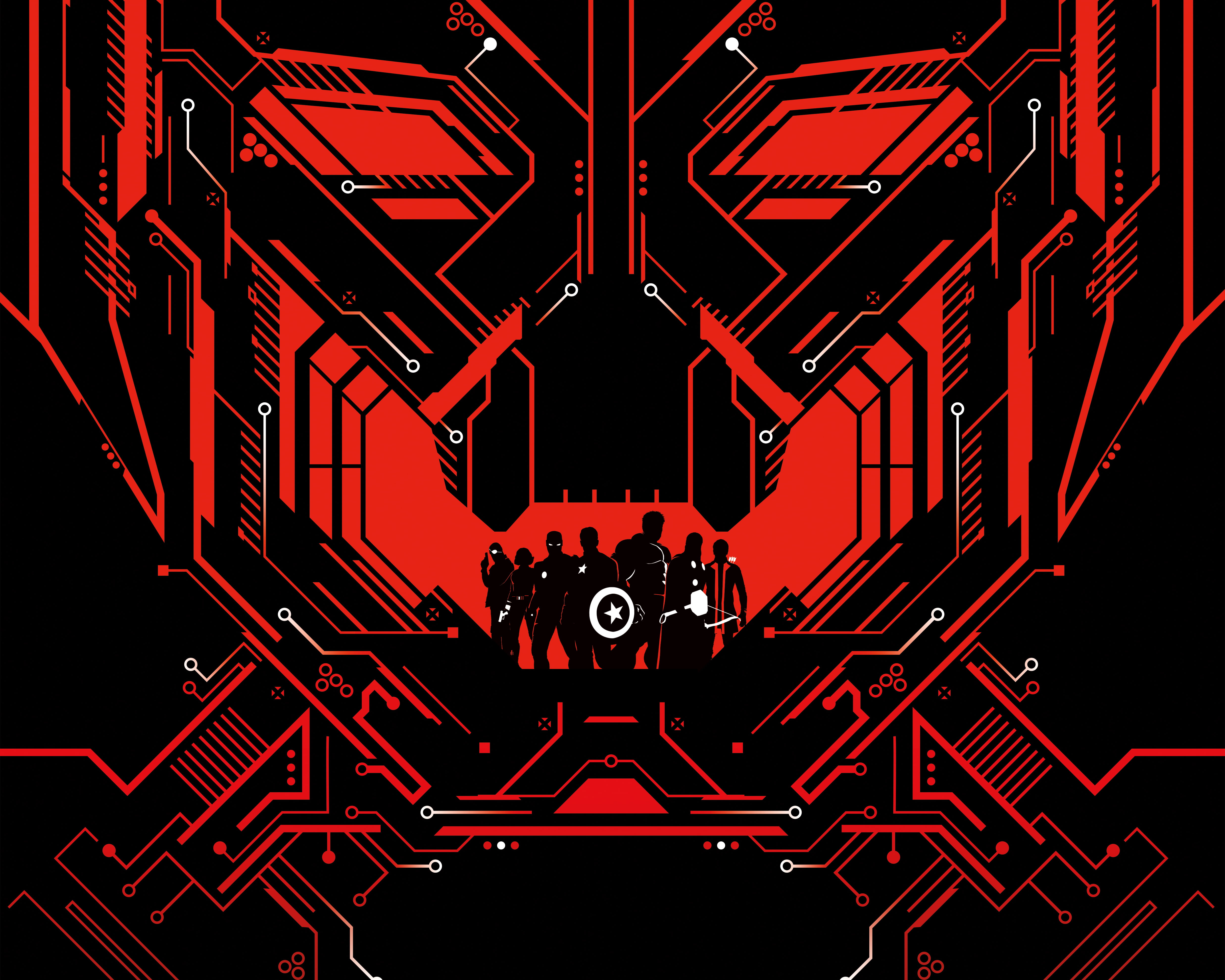 Marvel Avengers clip art Scarlett Johansson Heroes Superheroes 2k 4k 5k