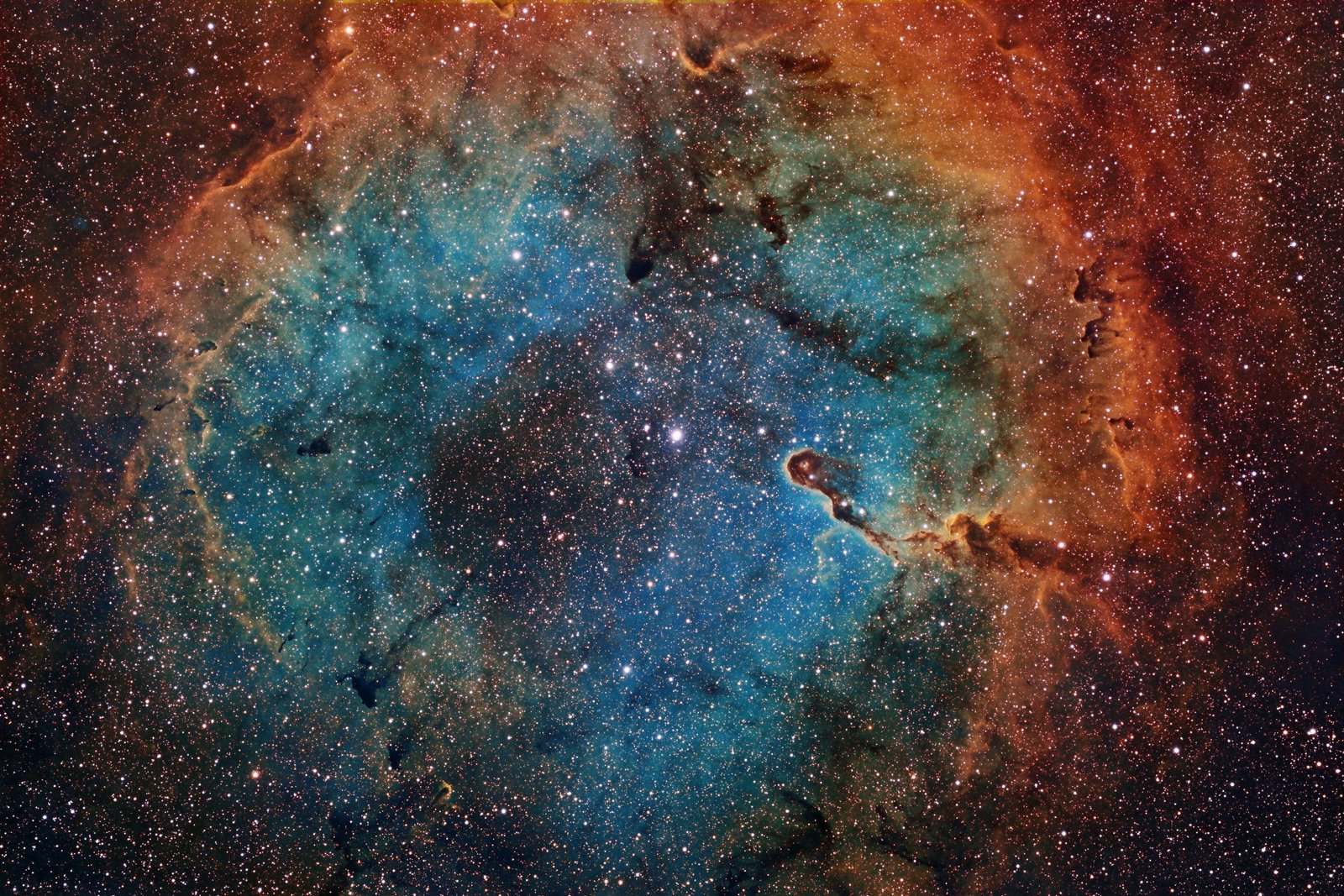 milky way illustration space stars galaxy nebula art 2k