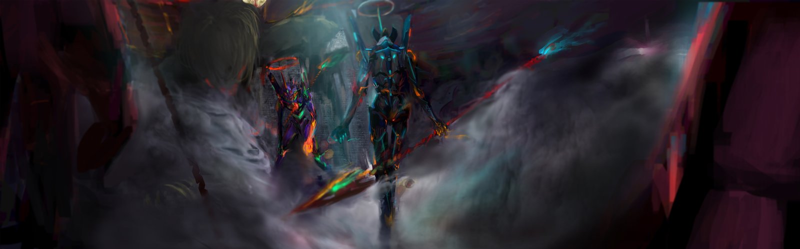 neon genesis evangelion anime hd digital art 2k 4k 5k 8k 10k