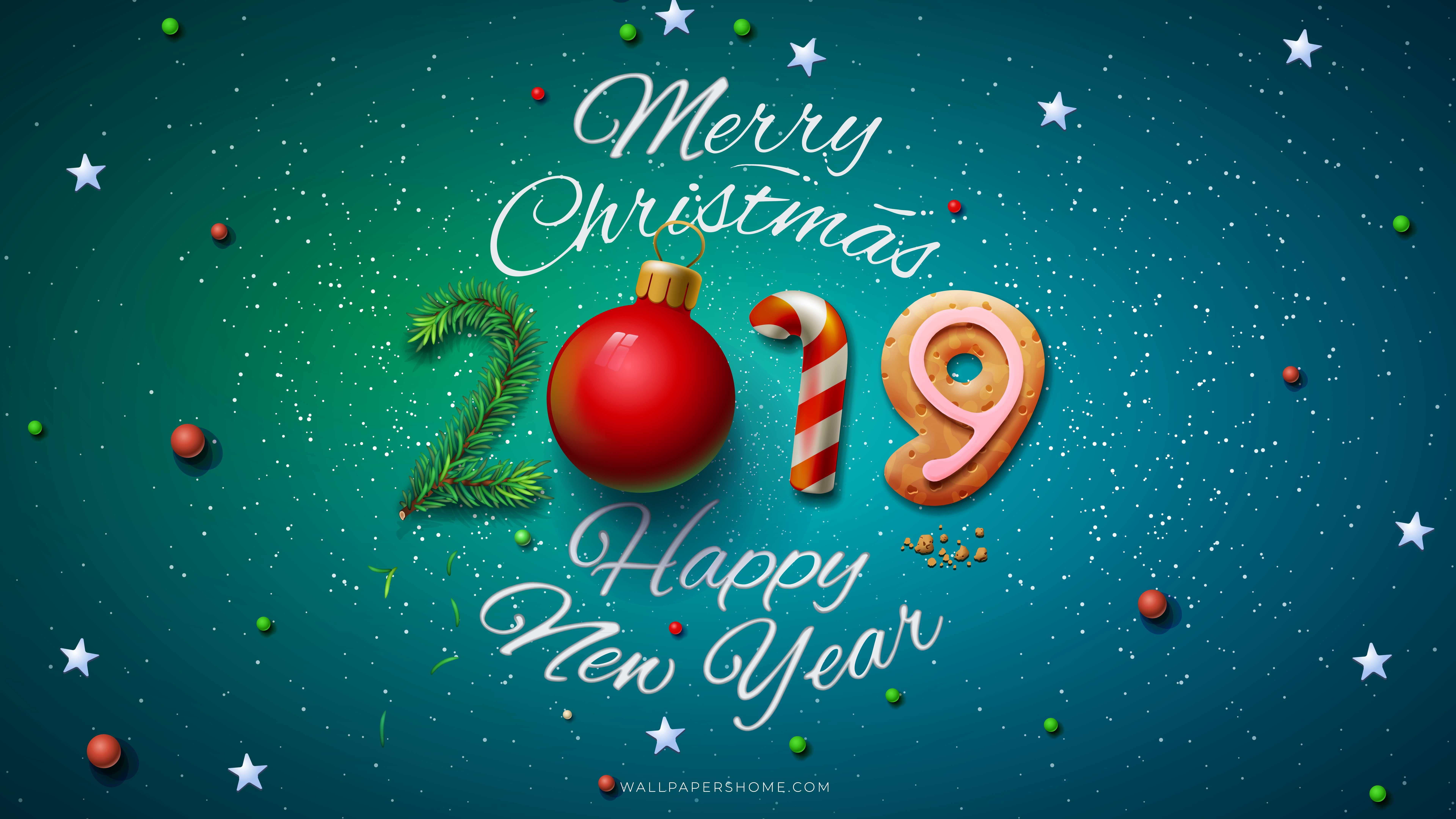 New Year Christmas poster 2k 4k 5k 8k