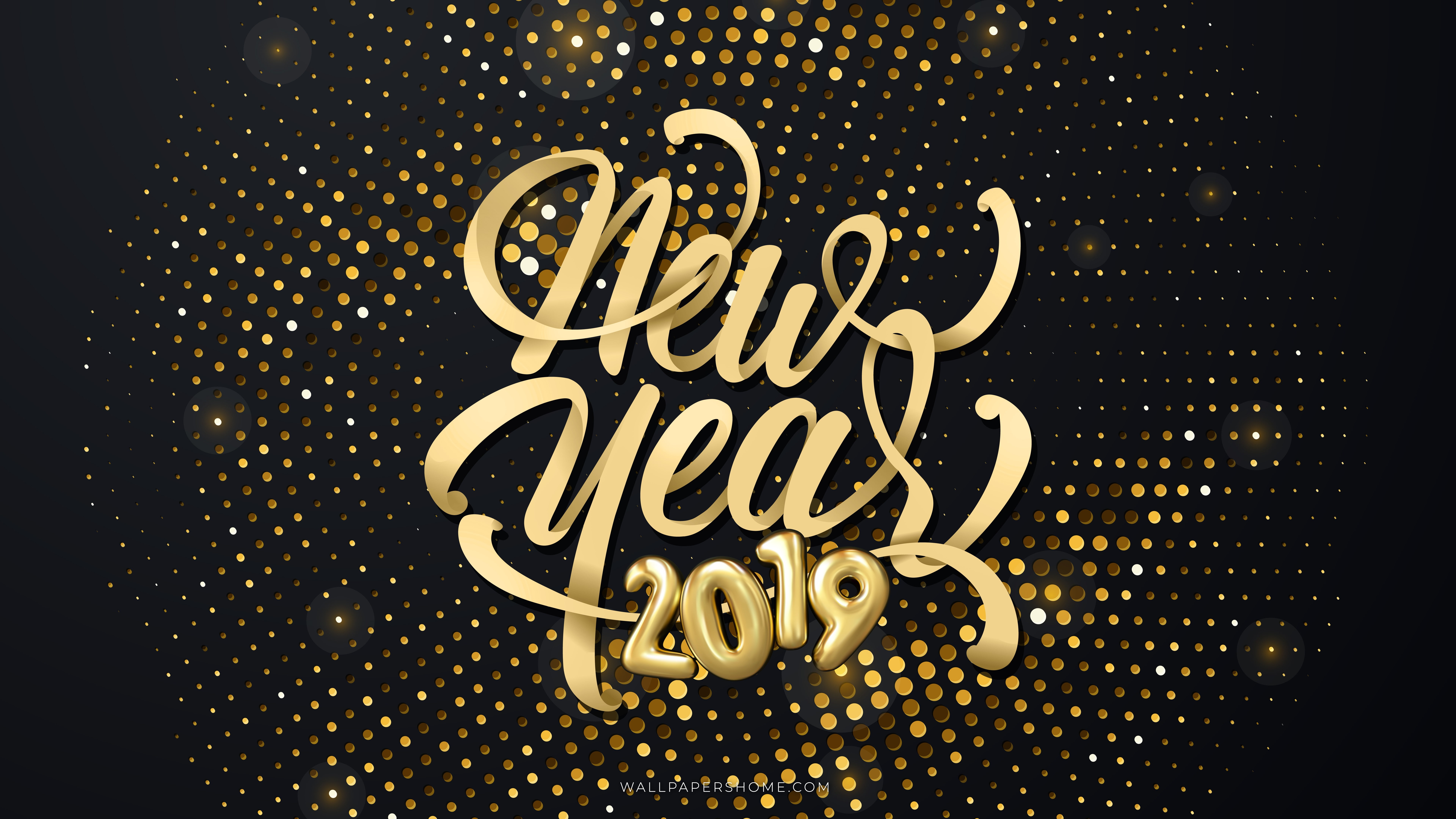 New Year Christmas poster 2k 4k 5k 8k