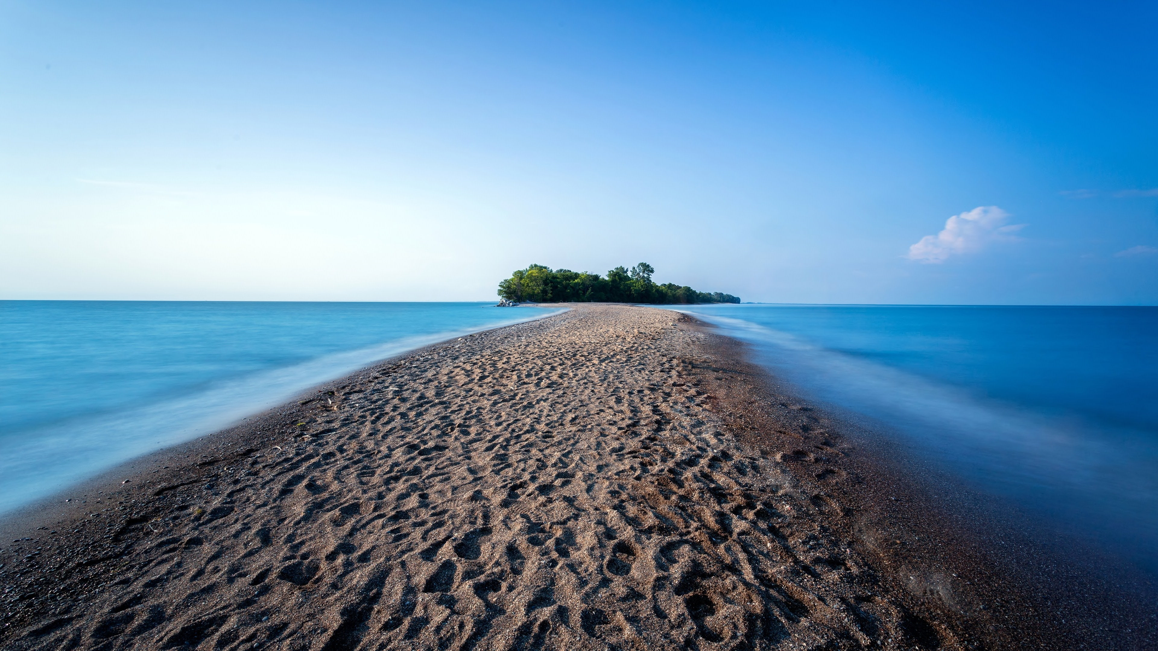 pebble beach isle blue sky point pelee essex canada ontario 2k 4k