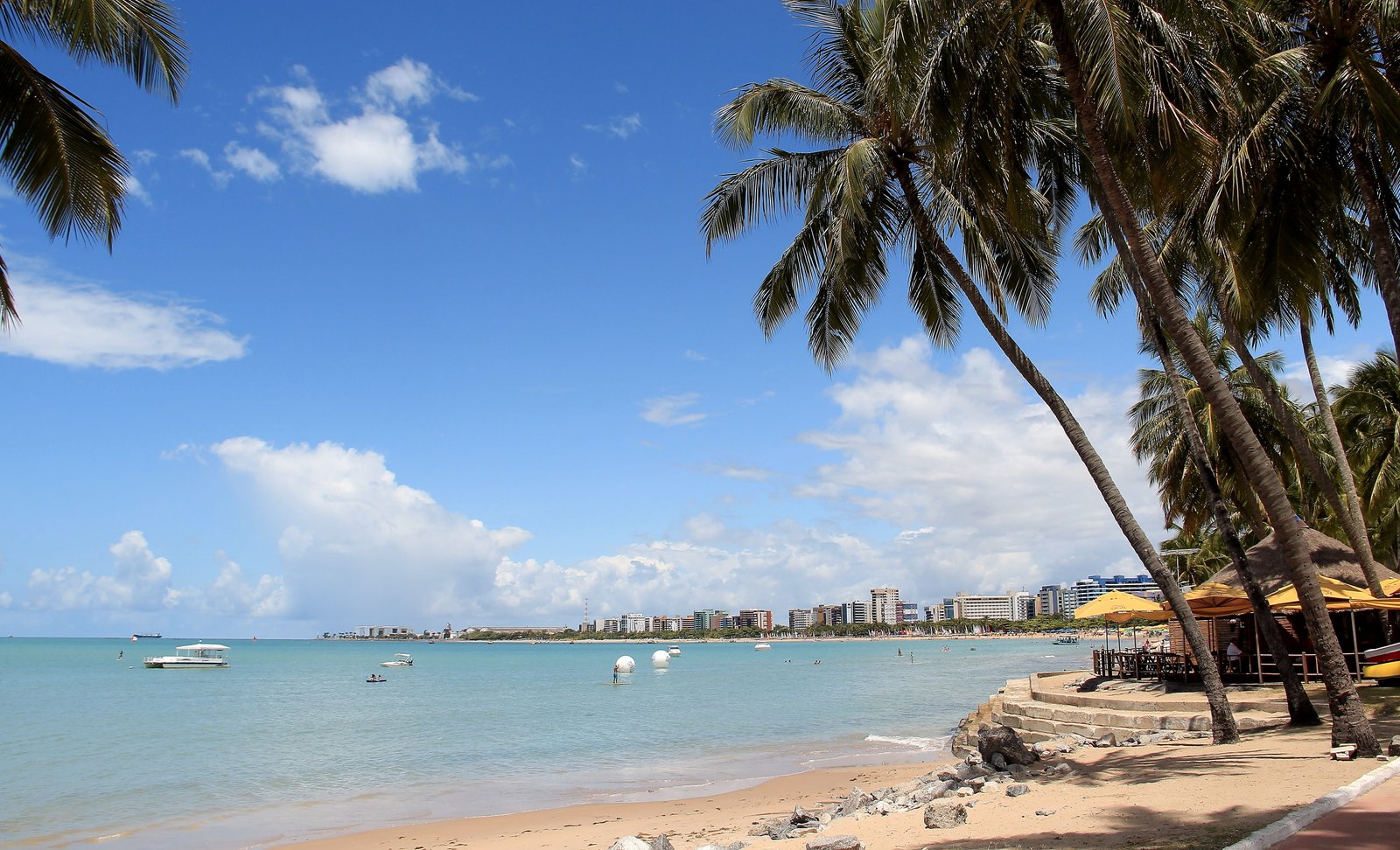 beach resorts at daytime Macei Brazilian Beaches Alagoas 2k 4k 5k