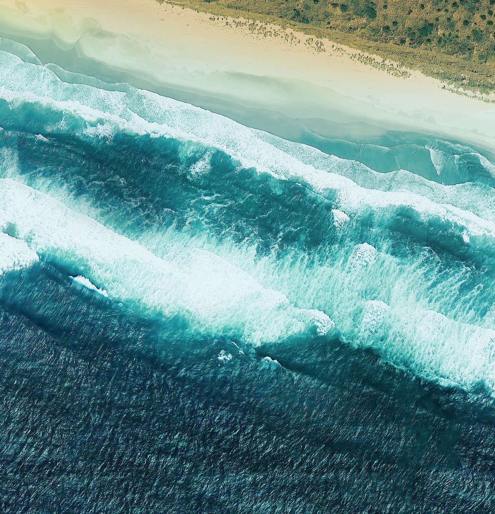 Beach Aerial view Drone photo Motorola One Stock HD 2k