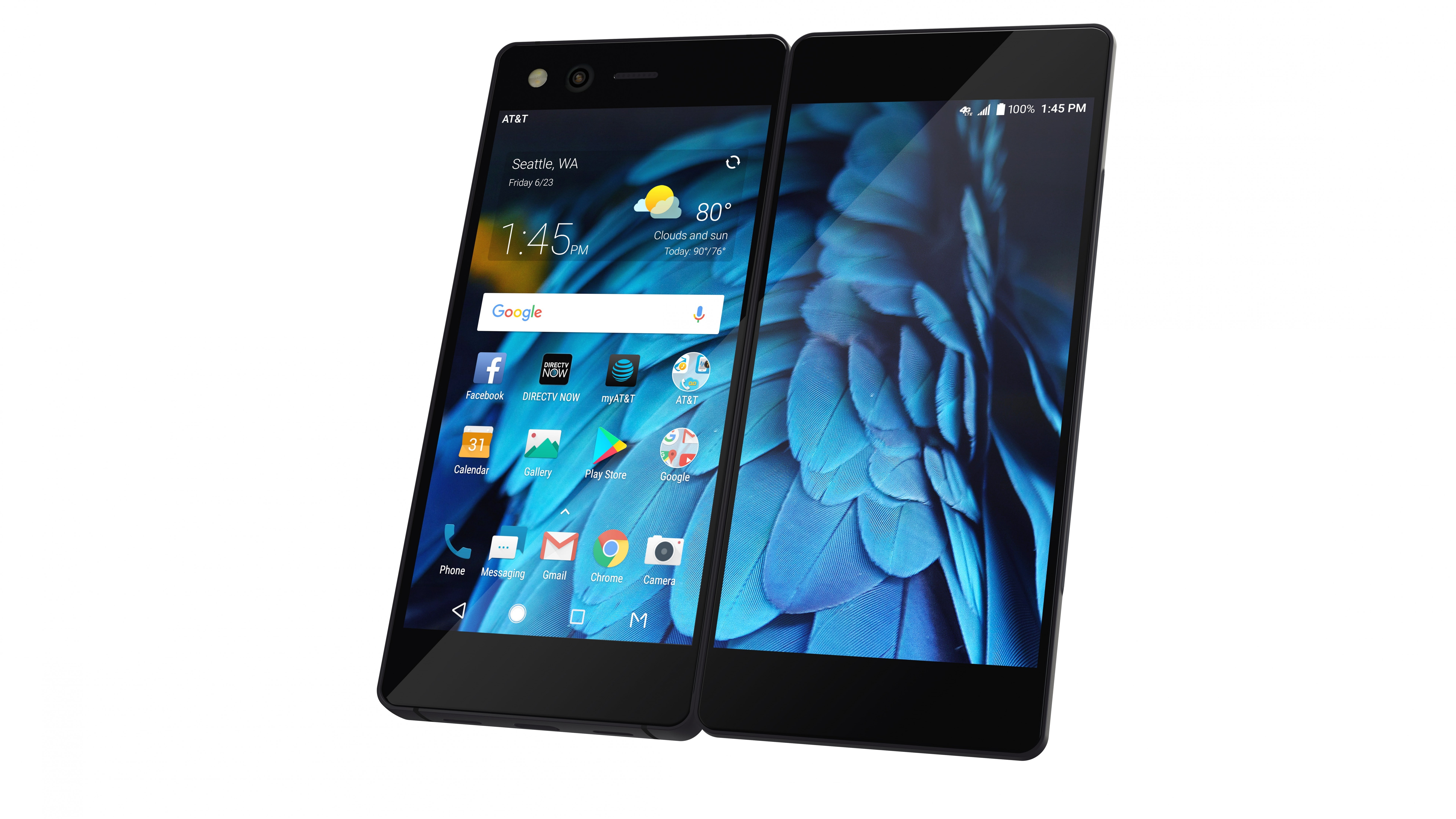 black Android smartphone Axon M 2k 4k 5k 8k