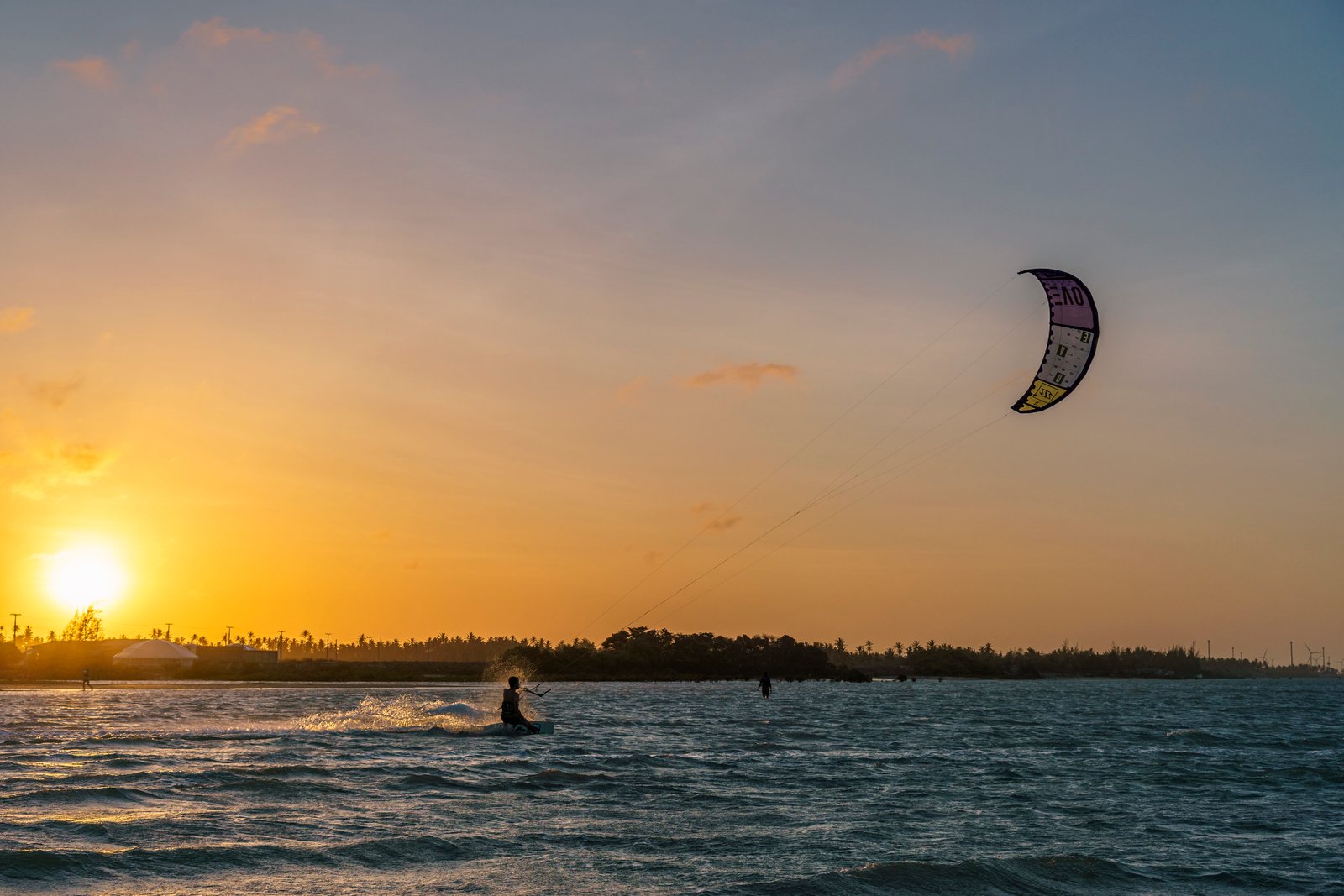 brazil ilha do guajiru kite beach kiteboarding surf sunset 2k 4k 5k