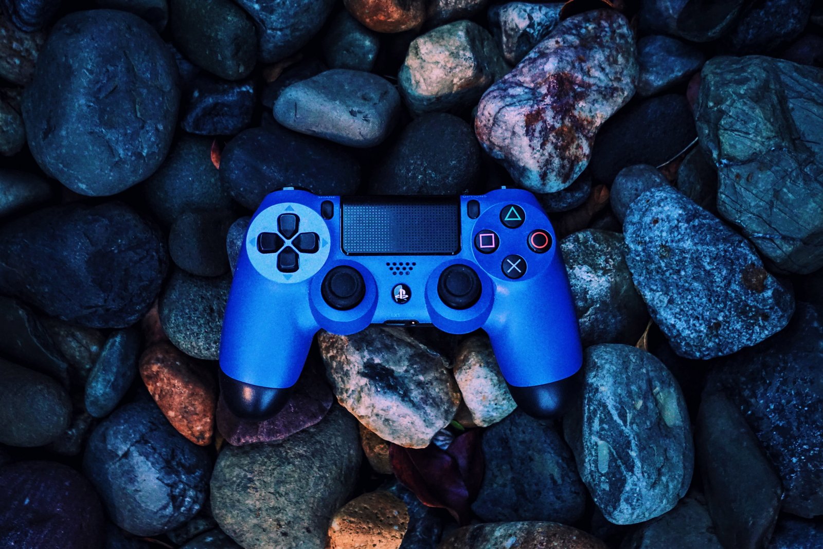Gaming controller for PlayStation technology equipment rock object 2k 4k 5k