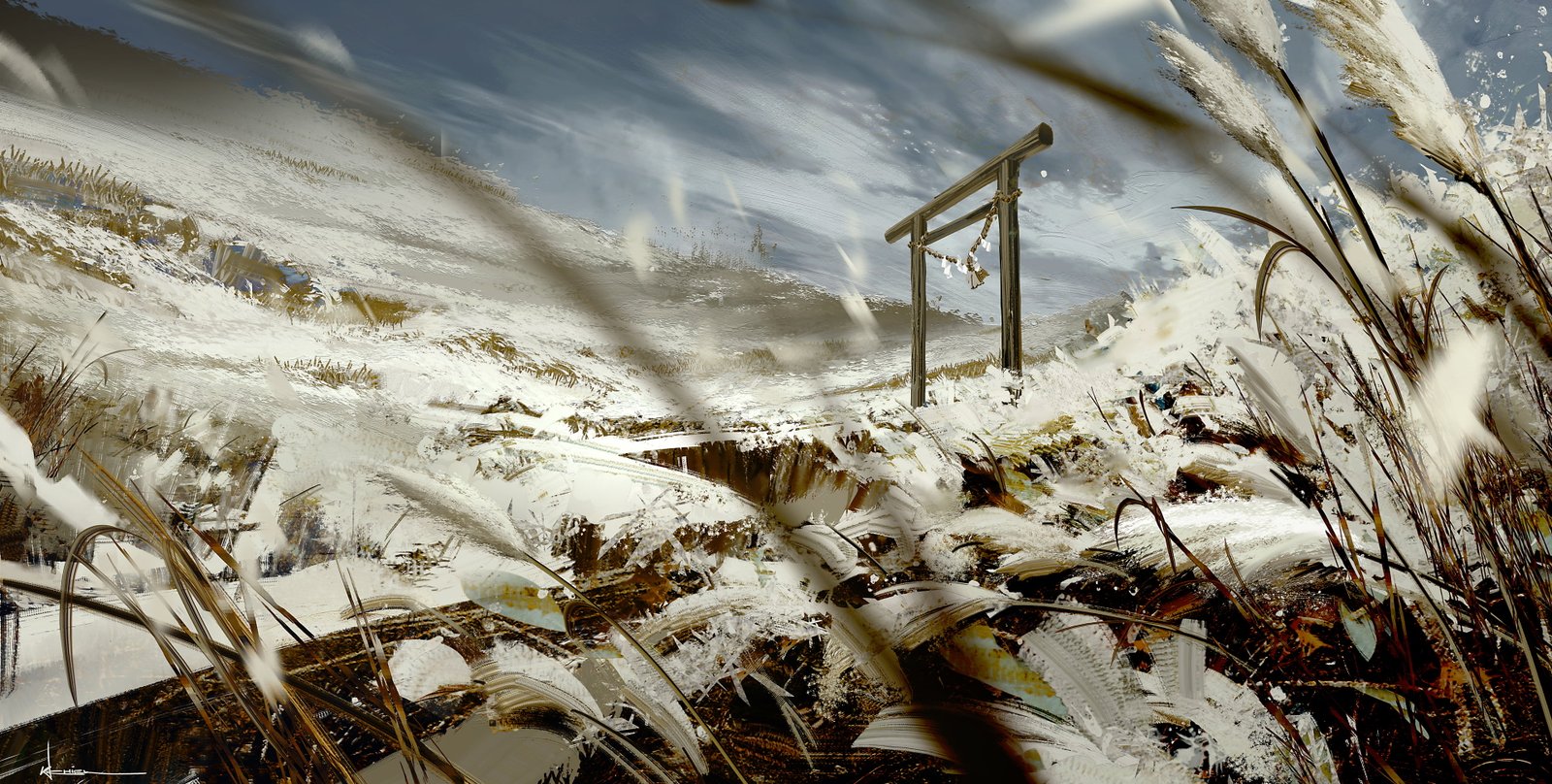Ghost of Tsushima video game art digital games 2k 4k