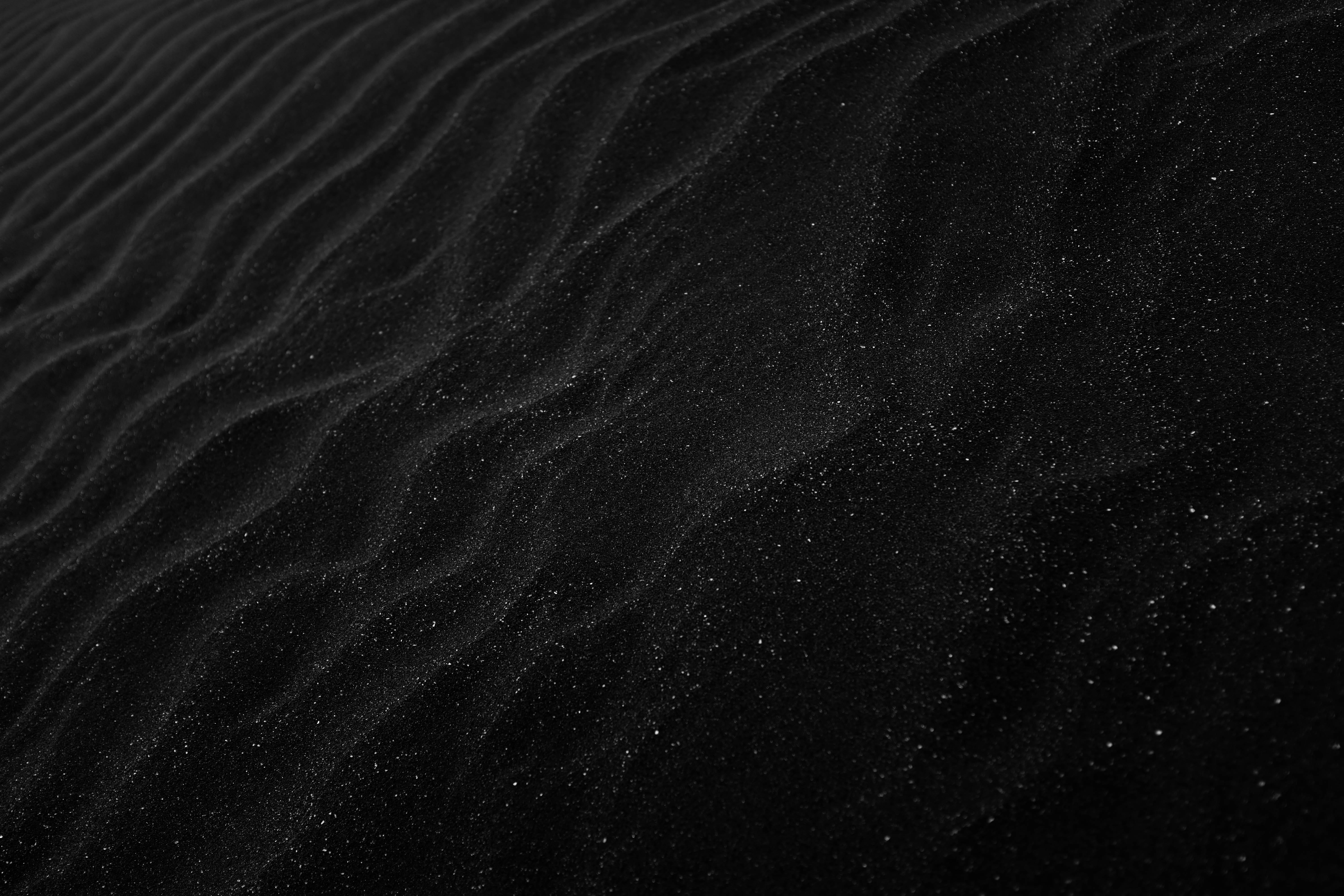 grey sand wave beach texture black ripple pattern background 2k 4k 5k
