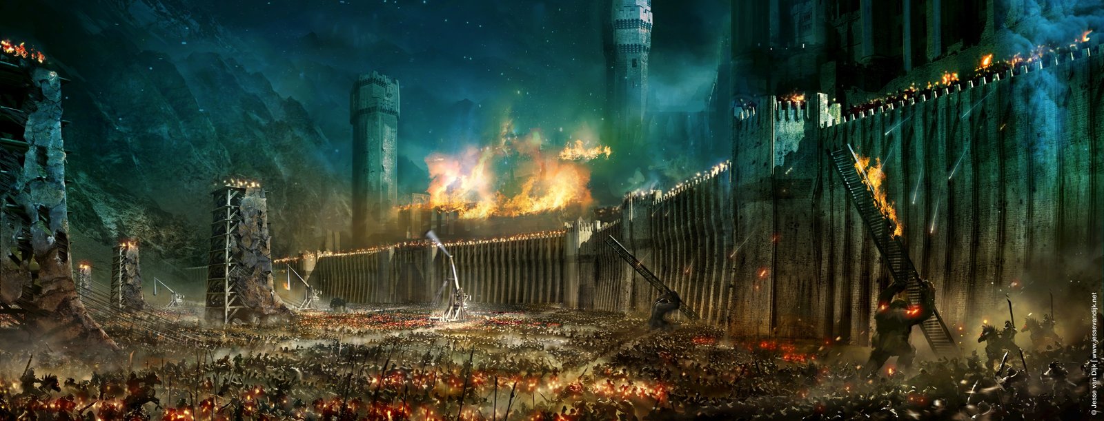Lord of the Rings war illustration The Of storm 2k 4k 5k