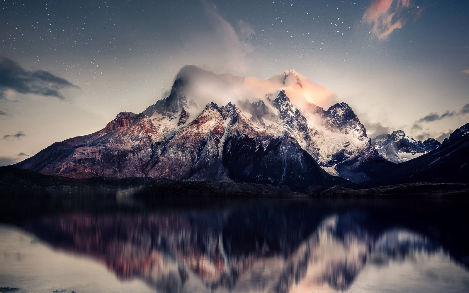 Mountain reflections HD 2k 4k 5k