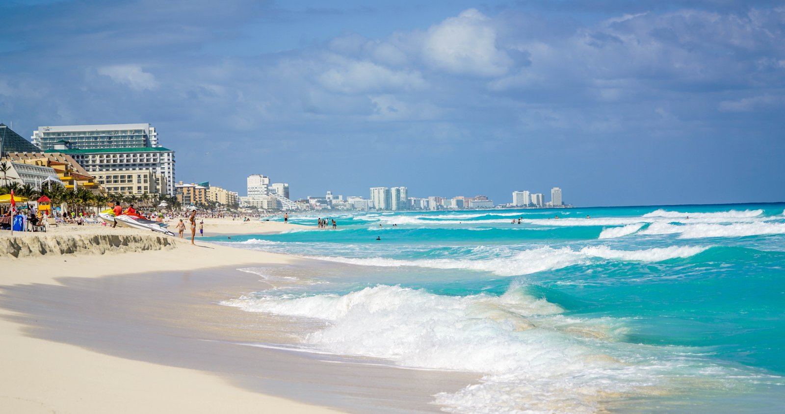 photo of beach near the establishment white cancun mexico 2k 4k 5k 8k