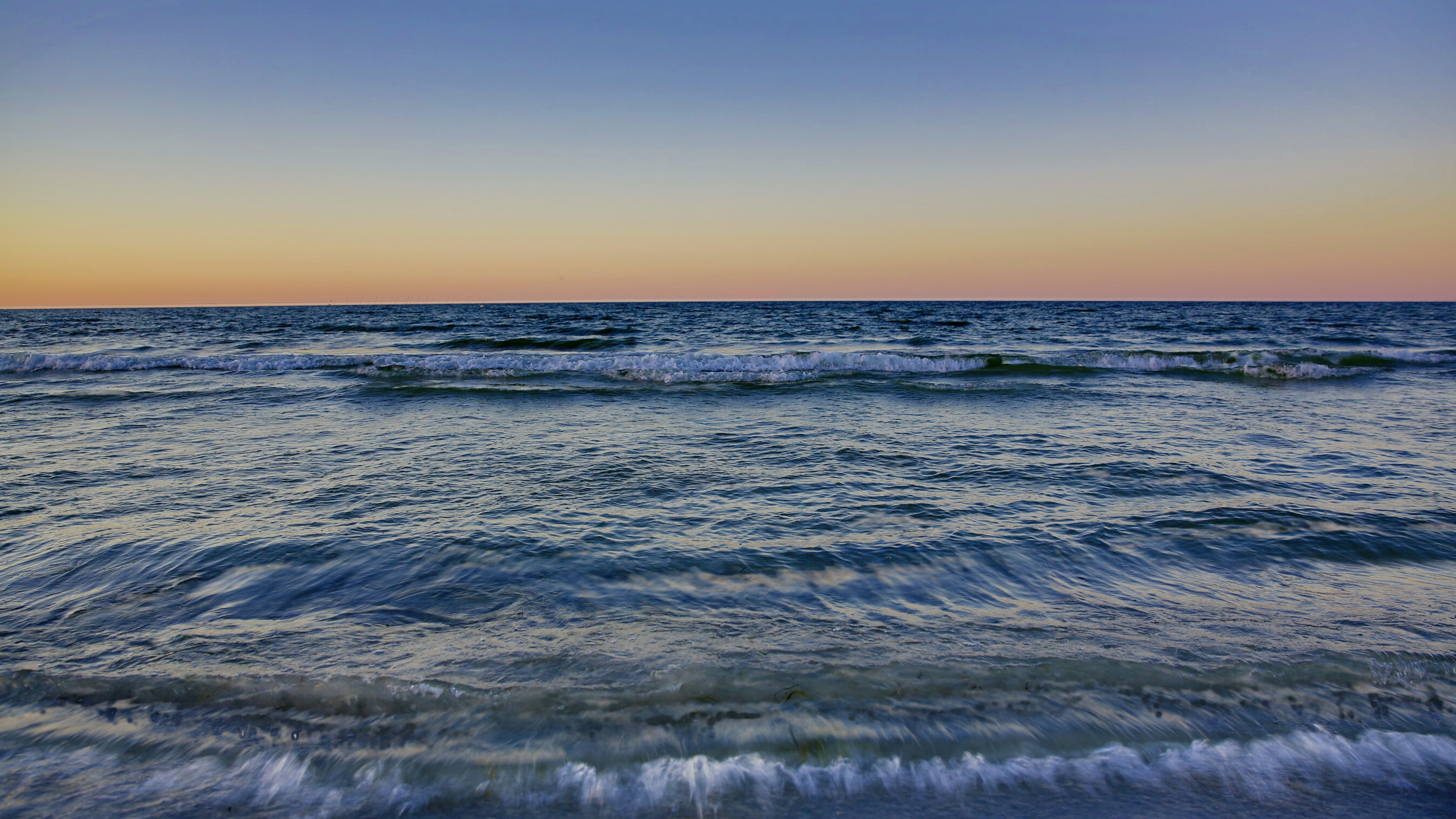 photo of sea during golden hour Baltic Sea wallpaper 2k 4k 5k