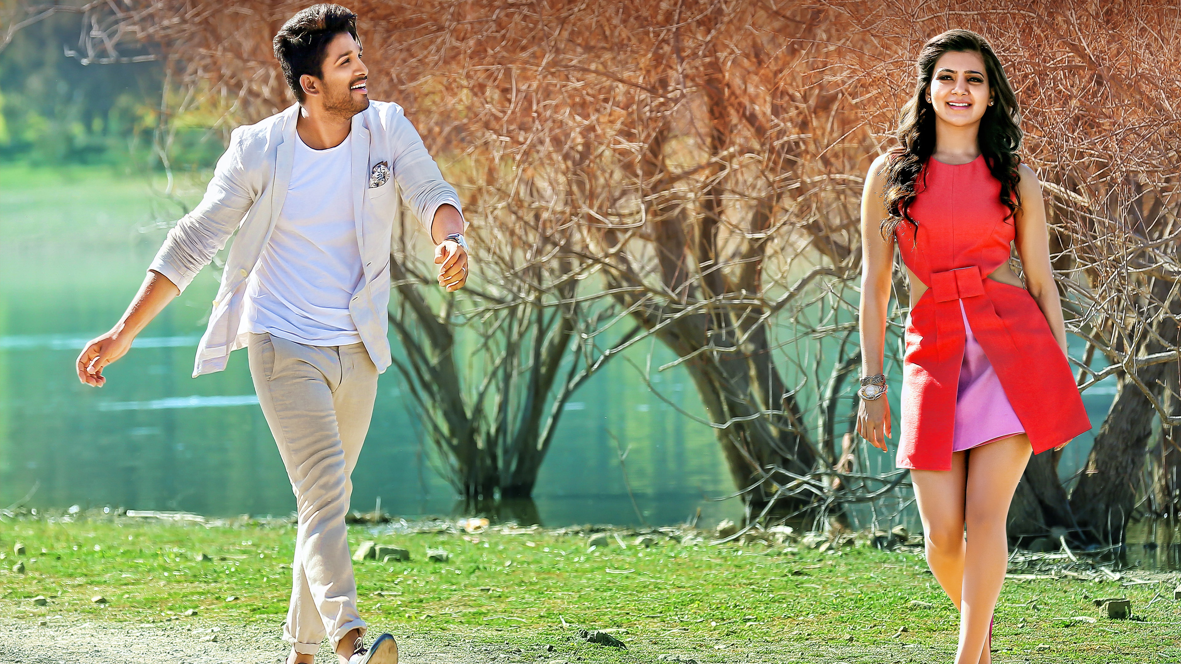 Satyamurthy Allu Arjun Samantha young adult women fashion 2k 4k