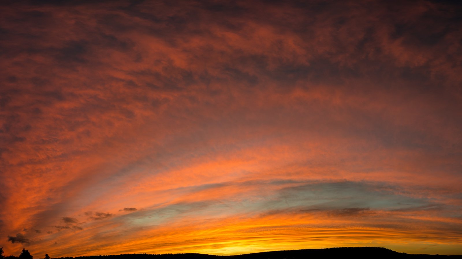 sky afterglow cloud uhd sunset dusk evening 2k 4k 5k 8k