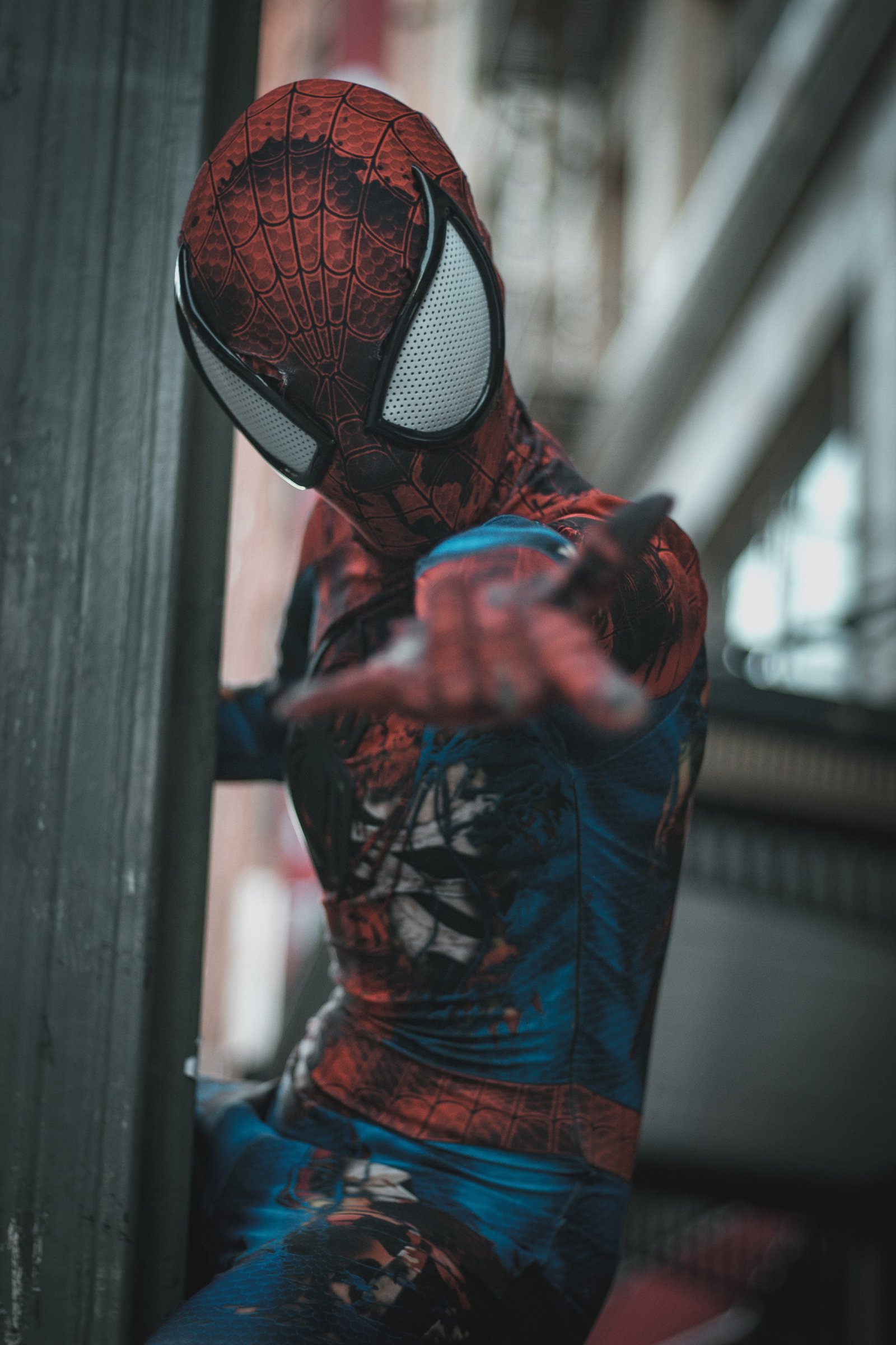 Spider Man superhero cosplay spiderman urban costume movie 2k