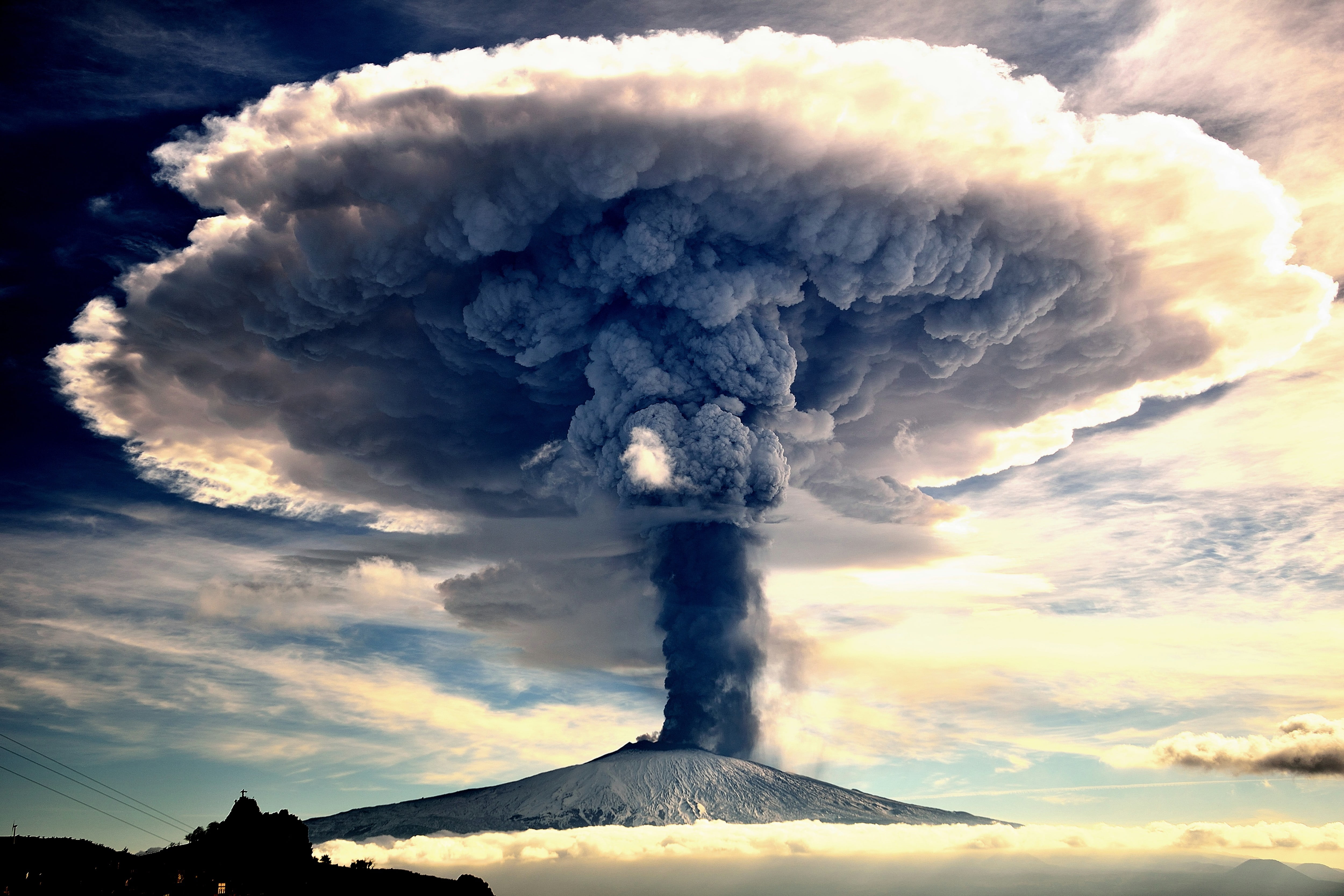 volcano eruption eruptions nature sky cloud erupting 2k 4k 5k