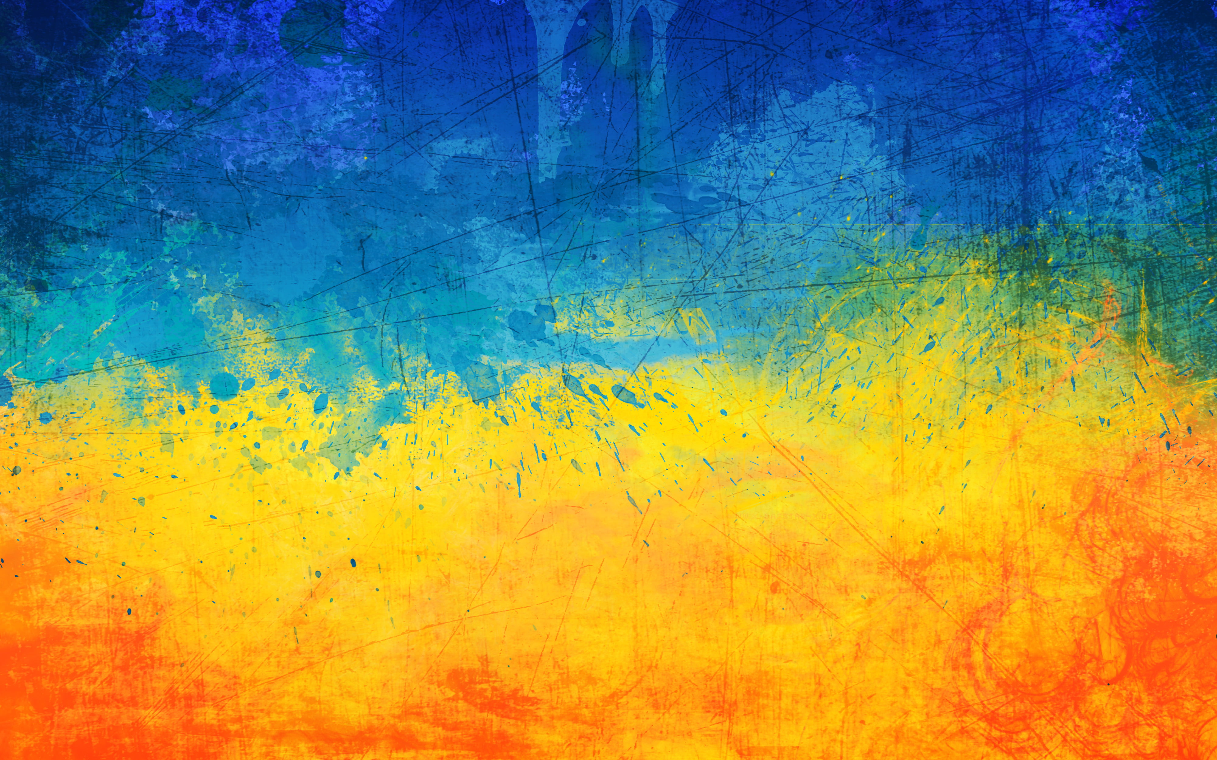 yellow and blue wallpaper Ukraine The Flag Of backgrounds 2k 4k