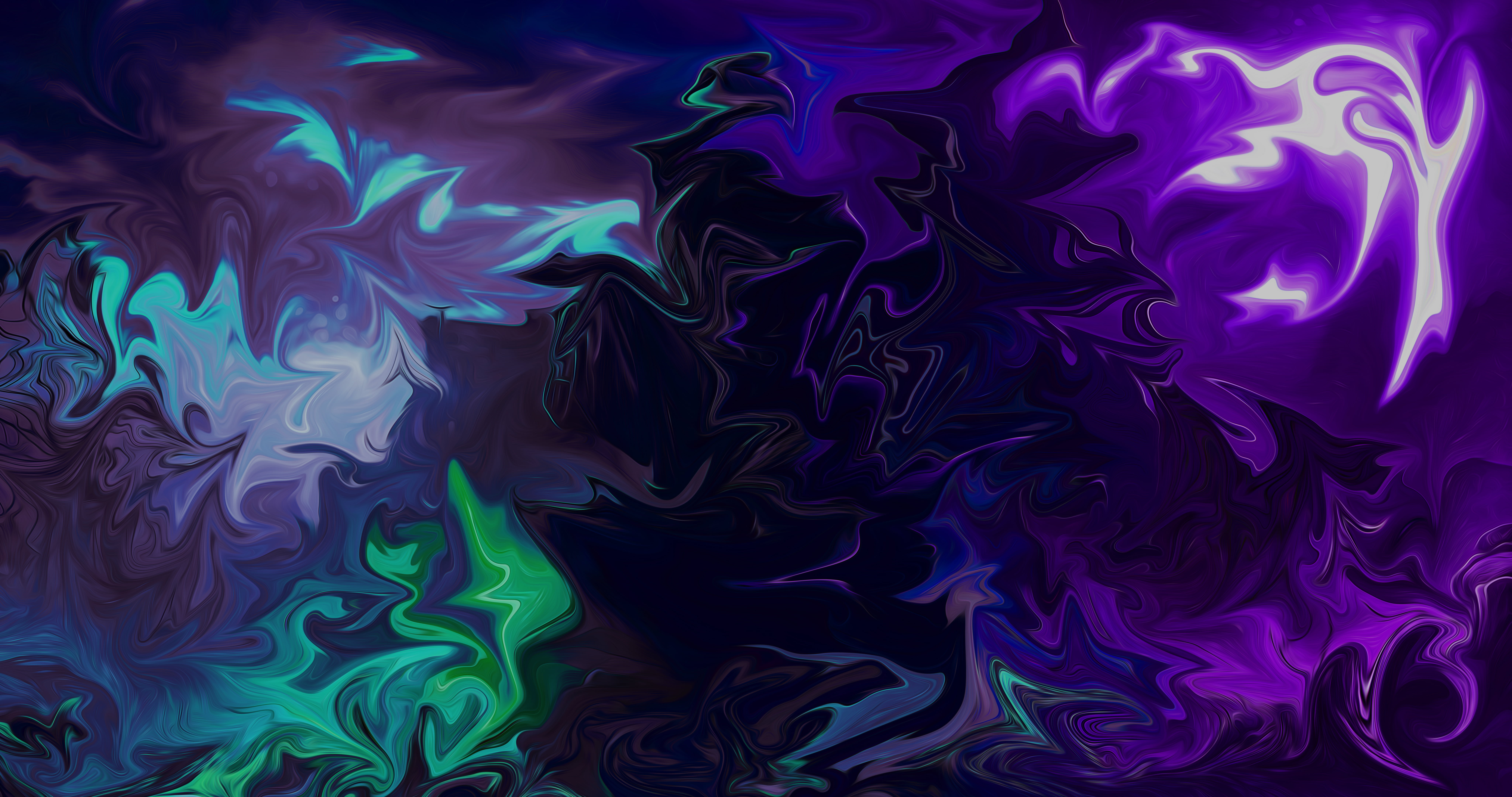 abstract fluid liquid colorful artwork digital art neon 2k 4k 5k 8k