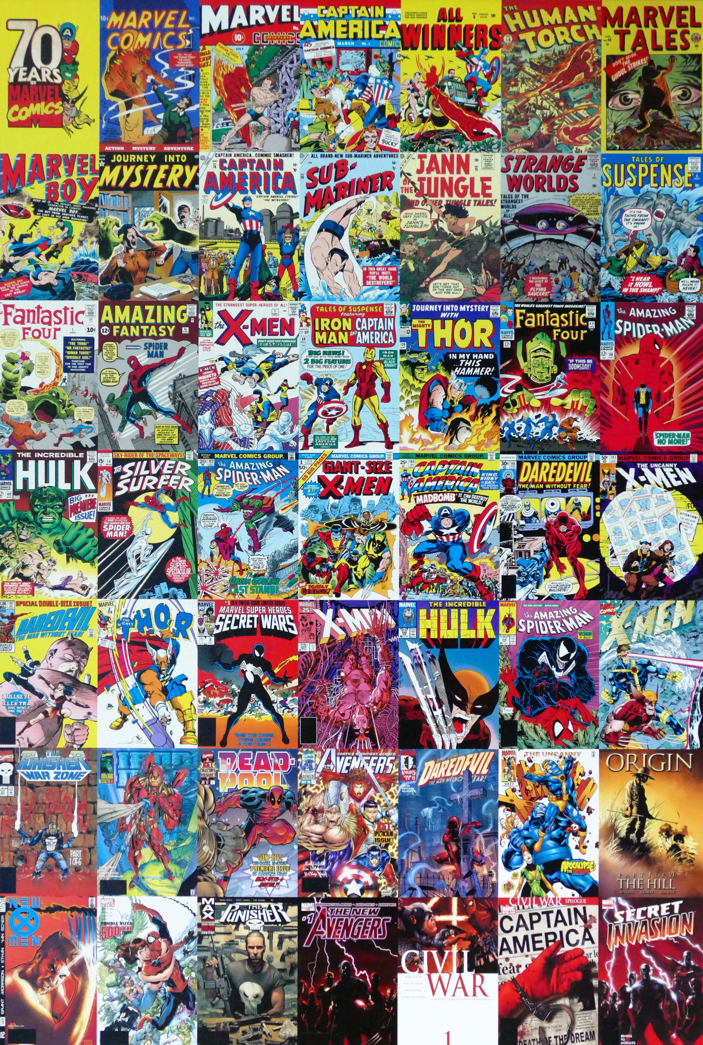 assorted title comic cover books marvel comics cartoon entertainment 2k