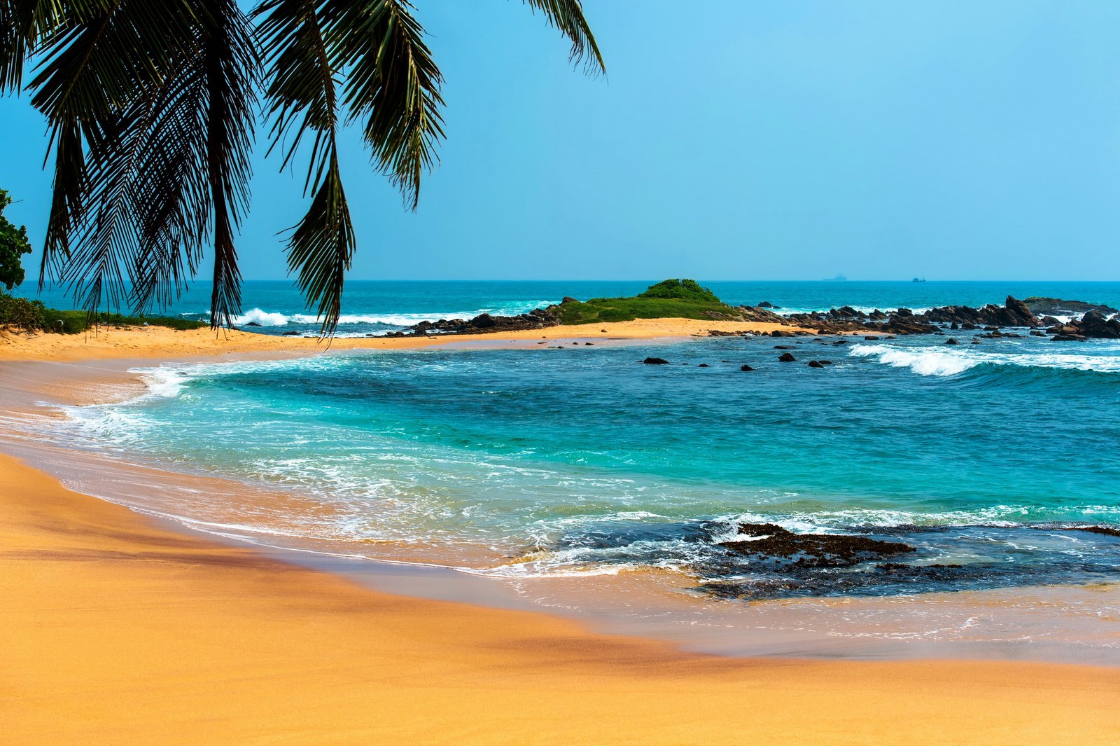beach landscape tropical sea summer 2k 4k 5k