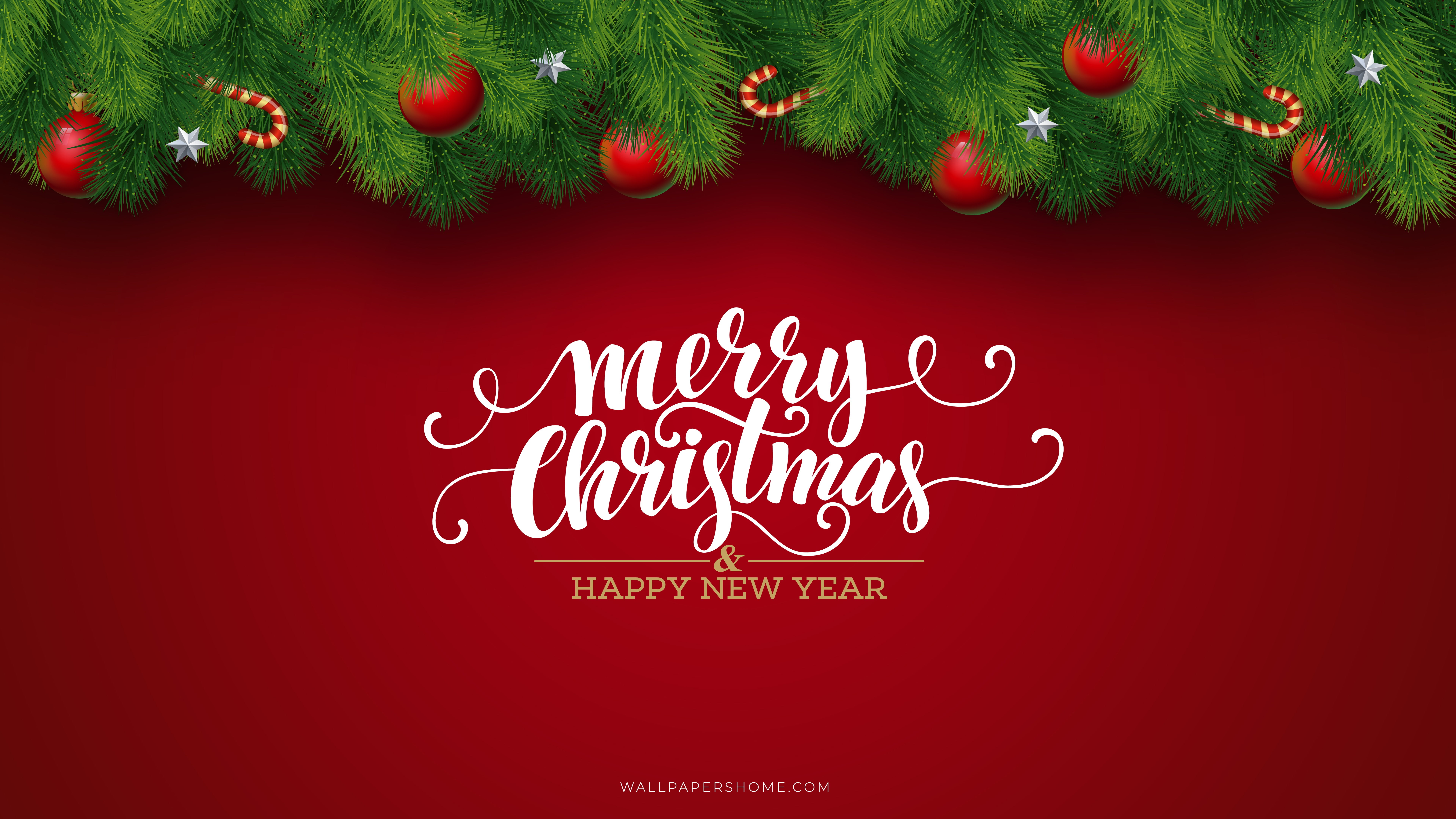 Christmas New Year poster 2k 4k 5k 8k