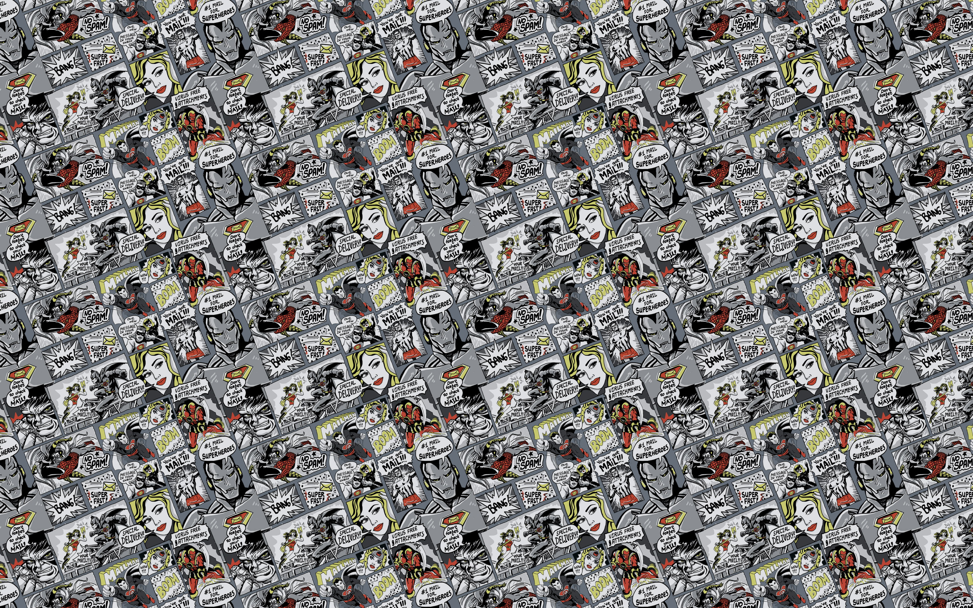 comics superhero full frame backgrounds no people in a row 2k