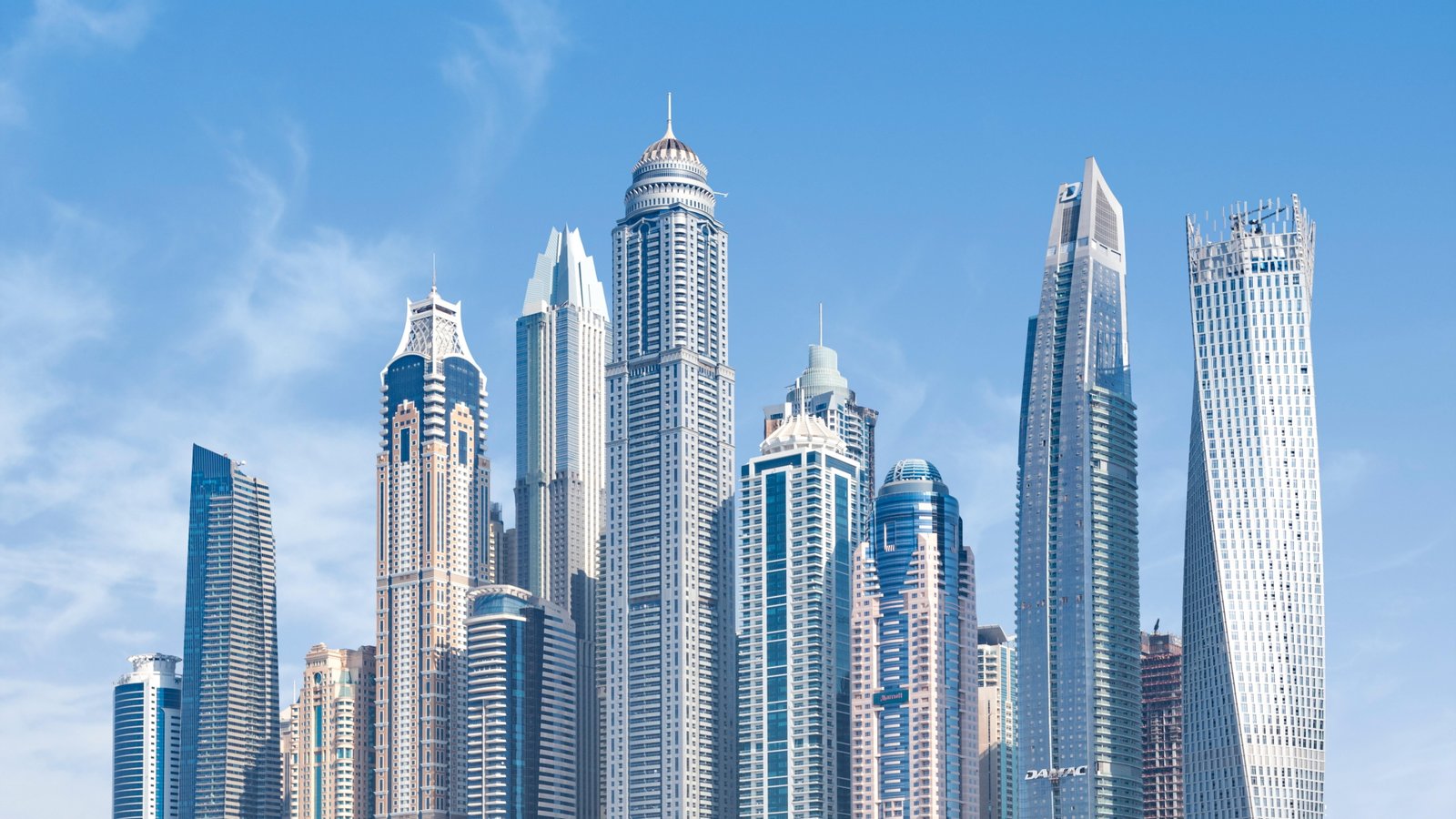 dubai united arab emirates uae skyscraper skyline building 2k 4k 5k 8k