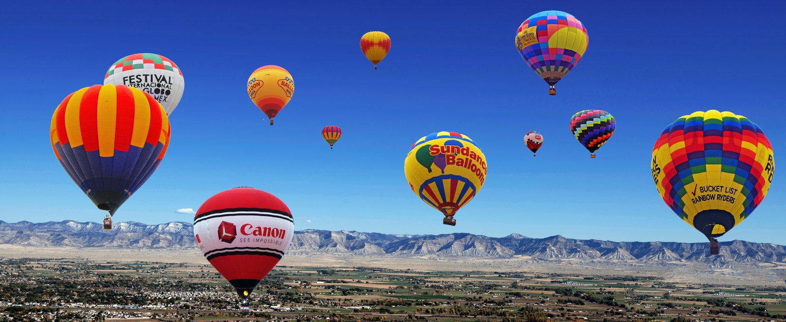 hot air balloon on sky colorado Balloons flying 2k 4k 5k