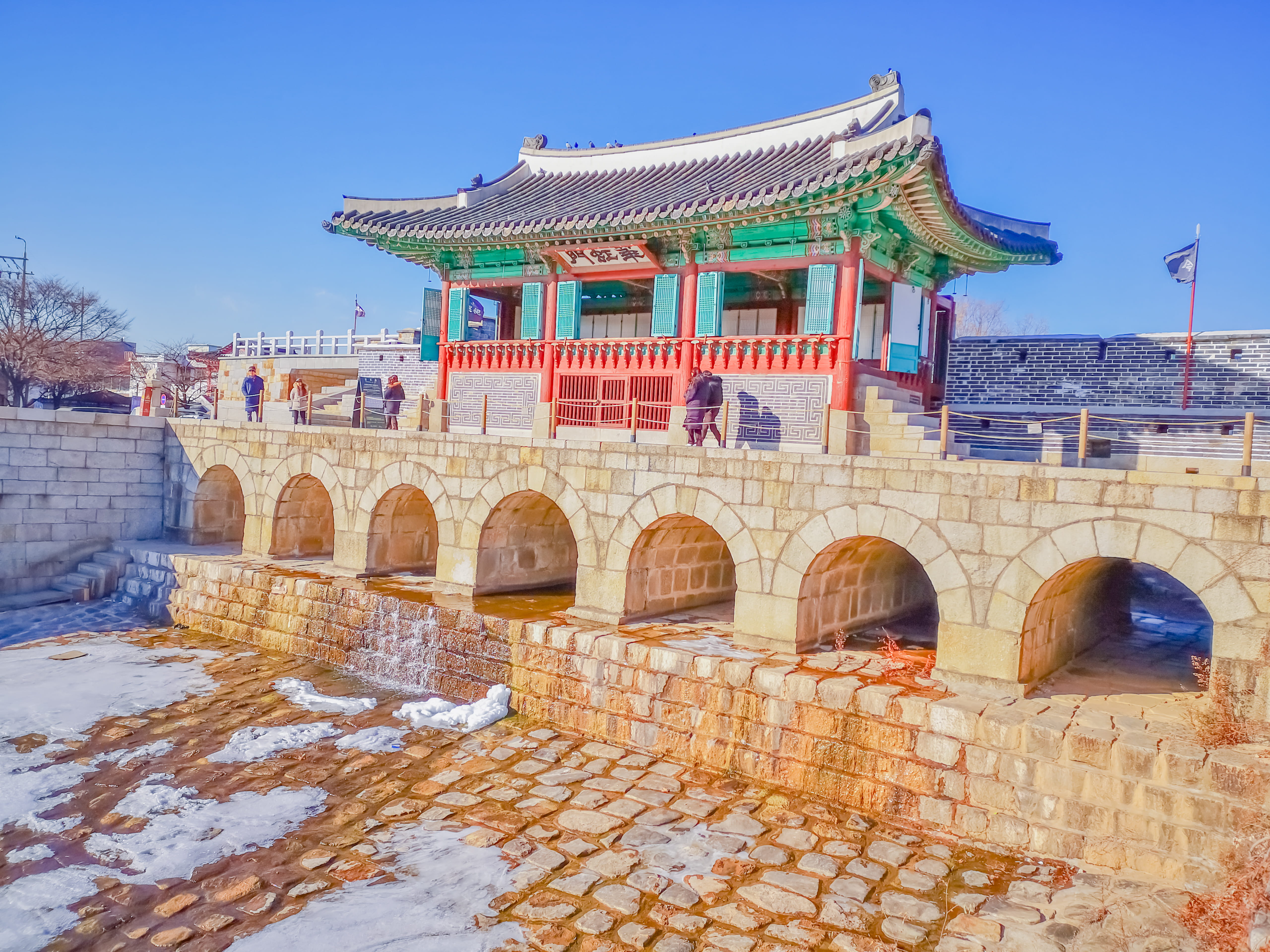 housing architecture building monastery person human korea 2k 4k 5k