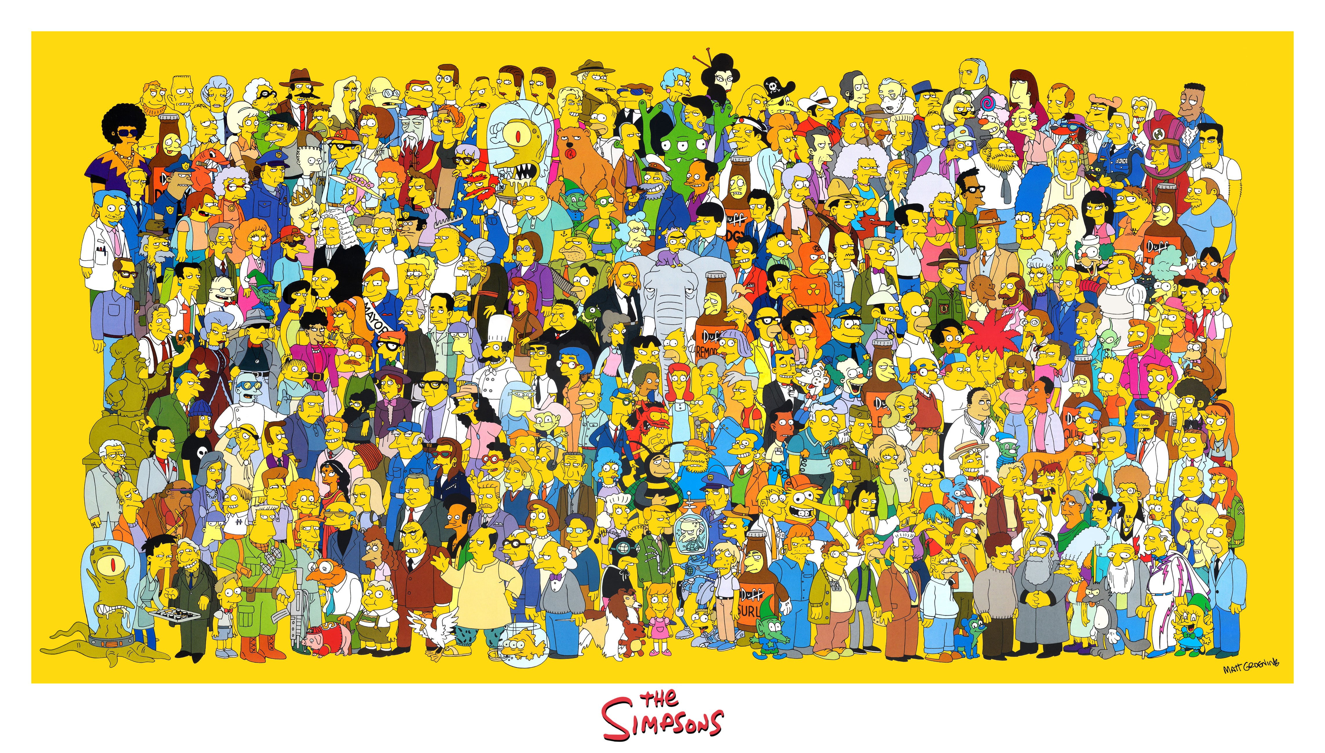 simpsons cartoon HD 2k 4k 5k