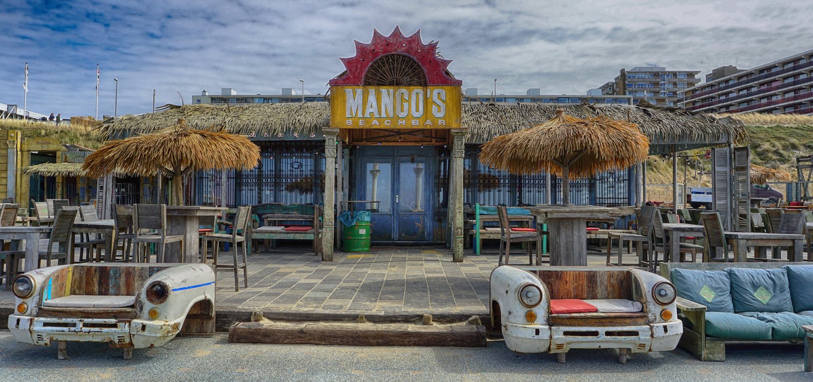 tiki motif Mango s storefront Bar Beach Holland Water beach bar 2k 4k 5k