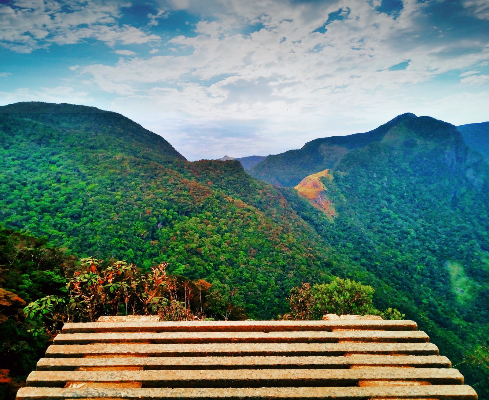 world s end sky amazing hilltop clouds ceylon destination 2k 4k