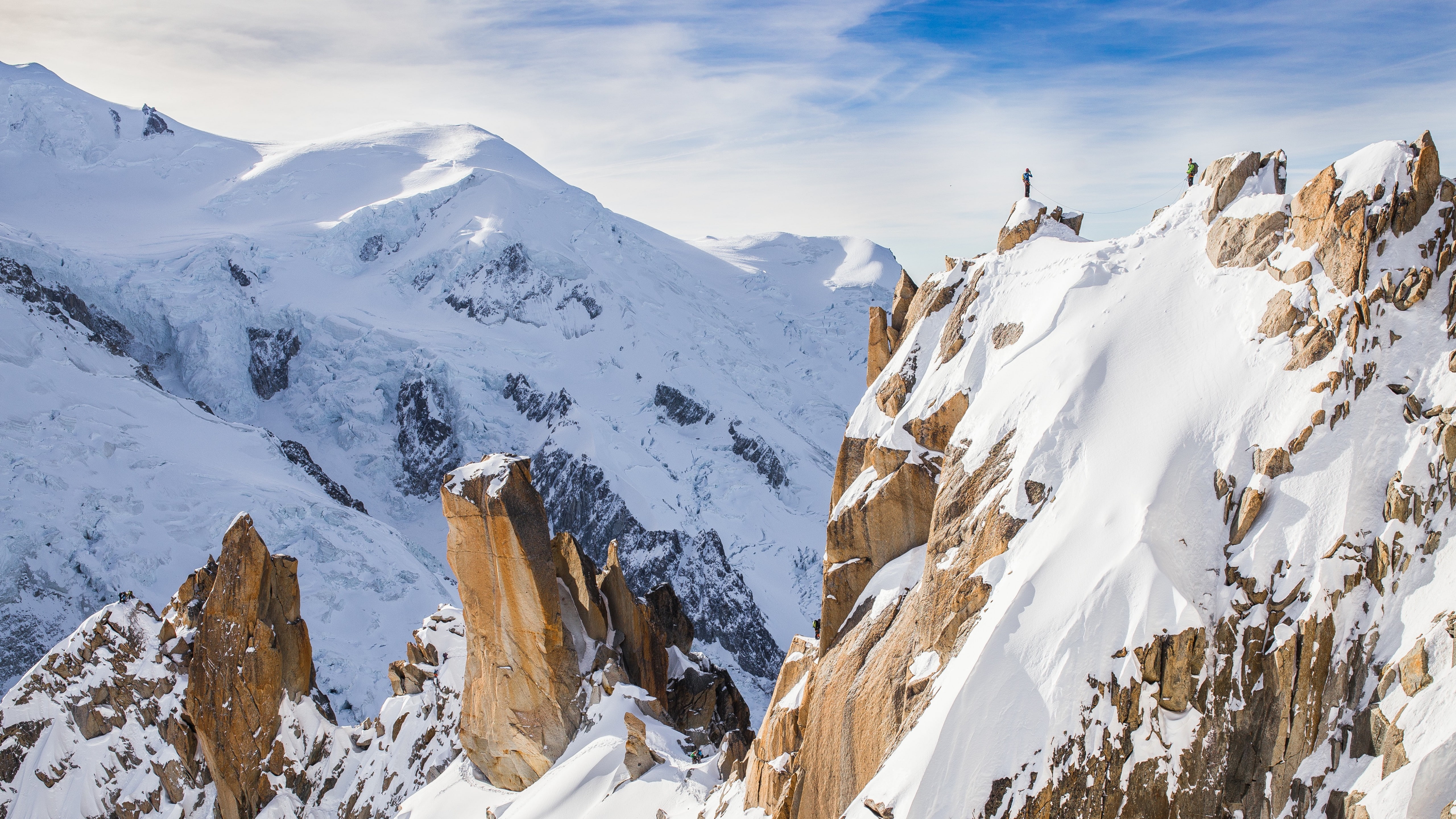 mountains wallpaper winter snow 2k 4k 5k