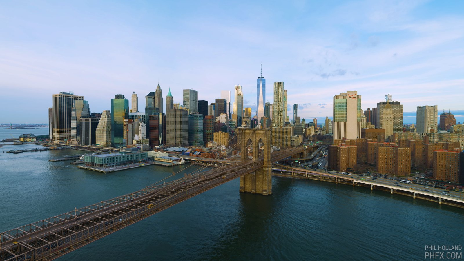 New York City lights sea building sky skyscape skyscraper 2k 4k 5k 8k