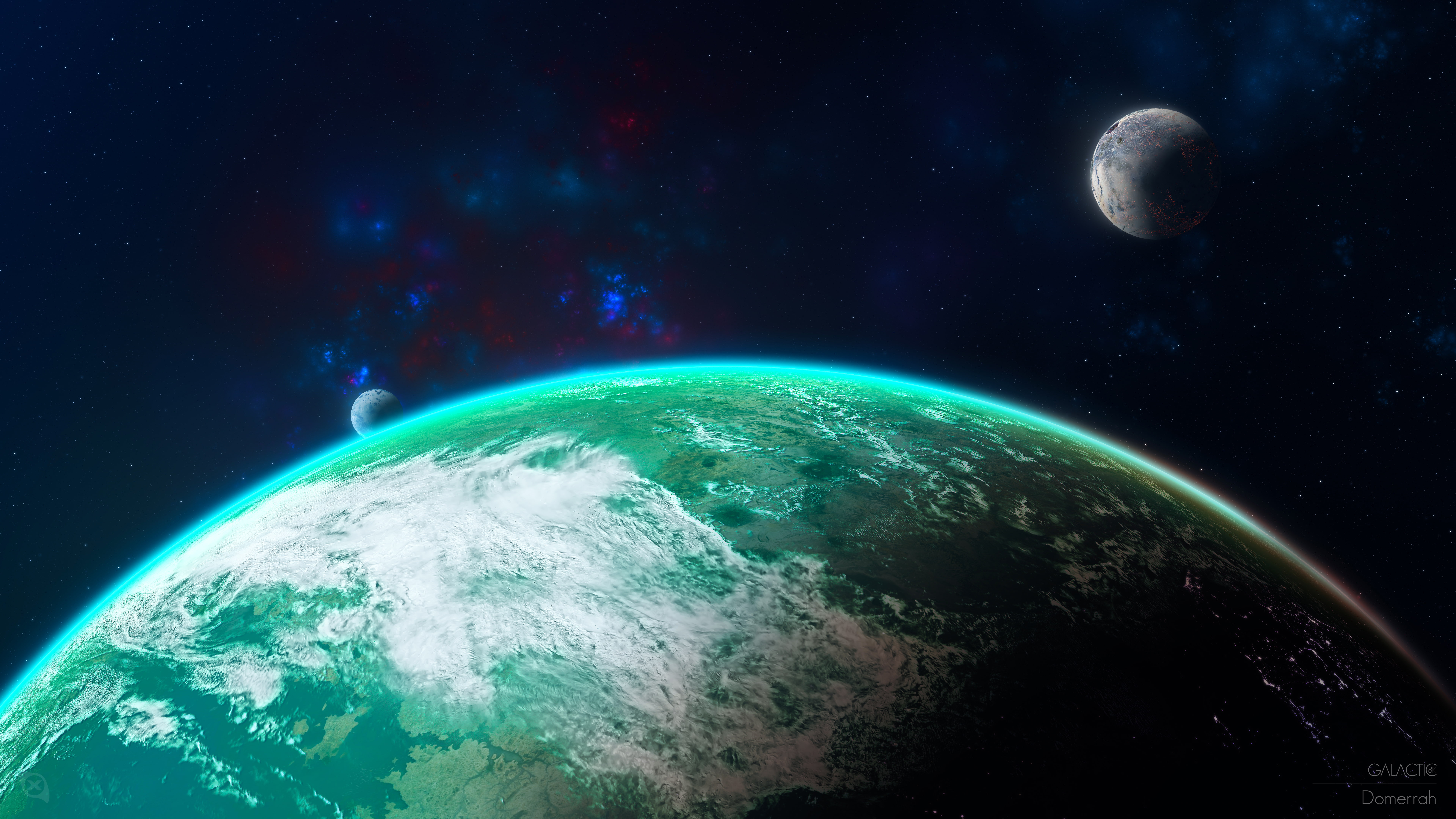 Planets Moon 2k 4k 5k 8k