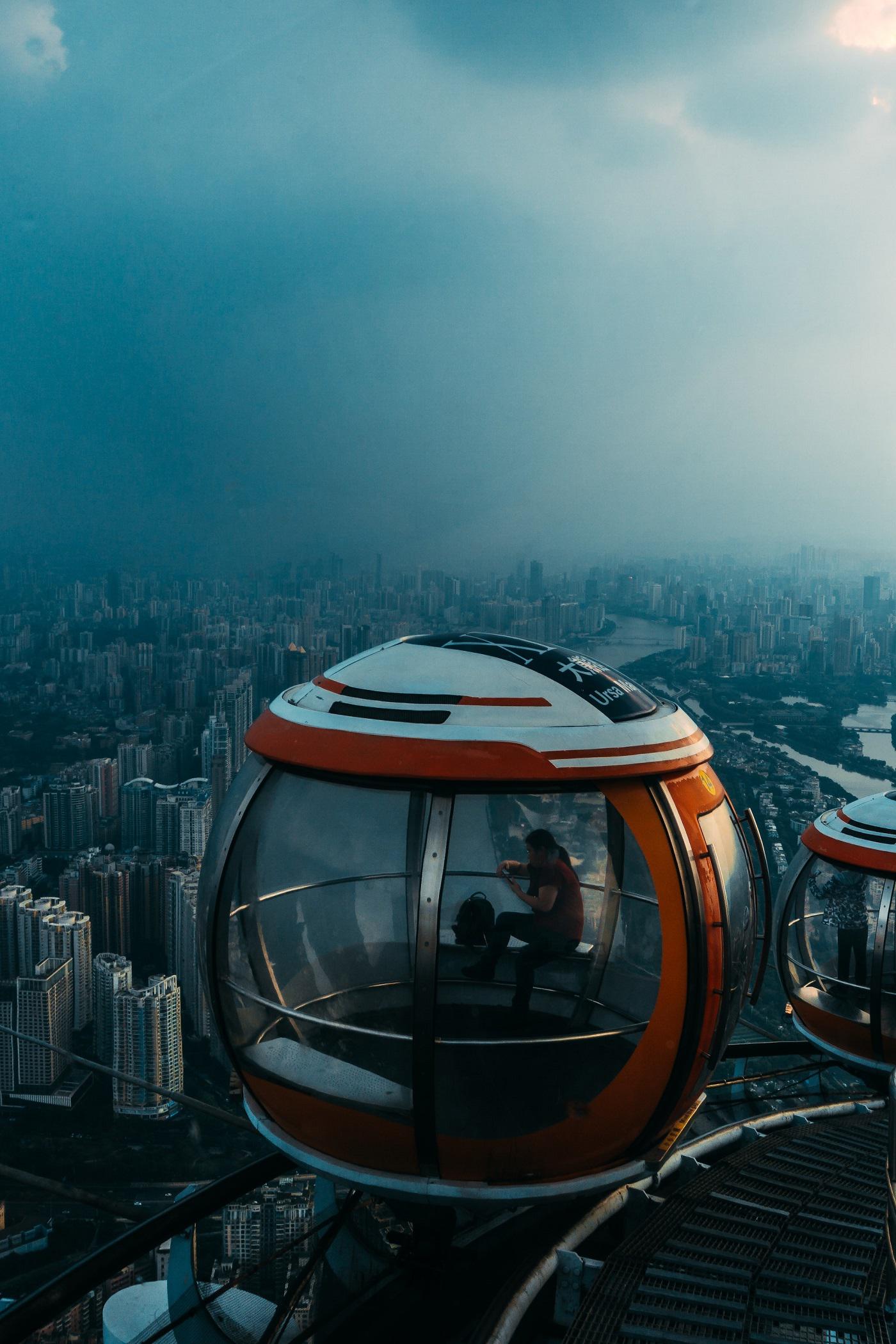 Bubble tram Canton Tower