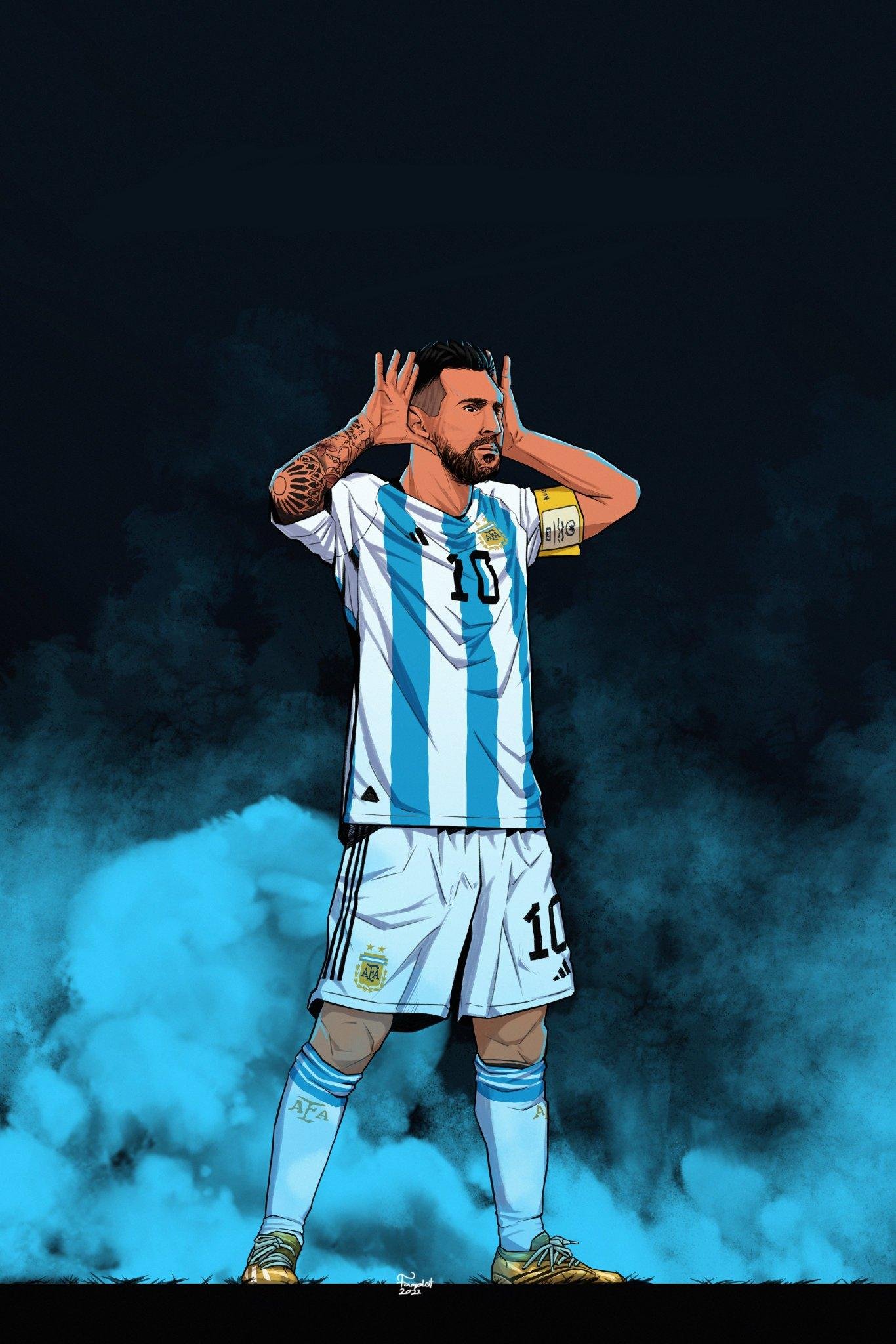 The goat messi fifa world cup
