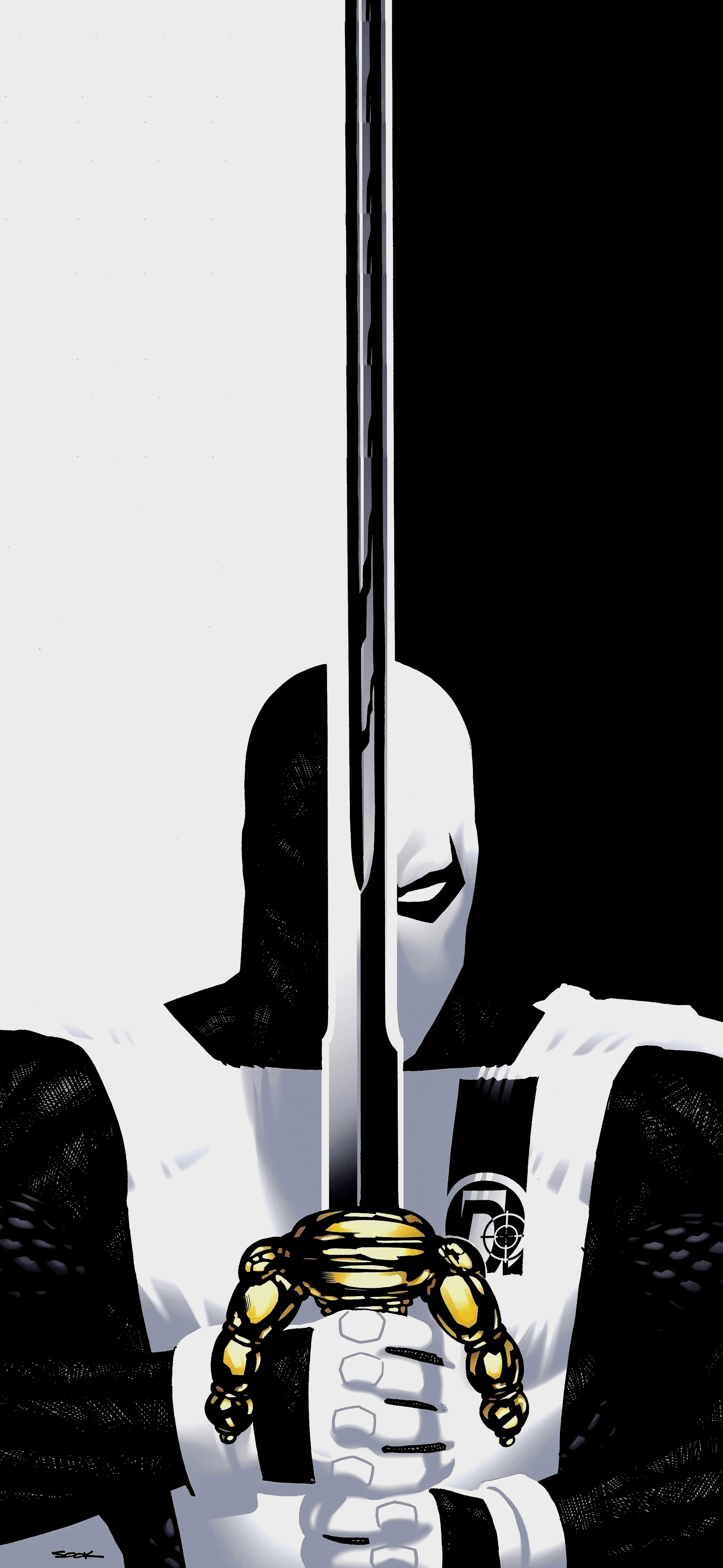 Deathstroke wallpaper dc comics movie amoled mobile 2k