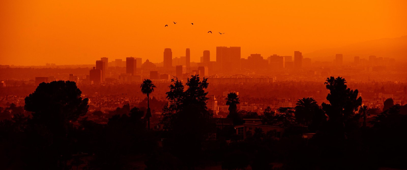 Los Angeles la city of angels dual monitor widescreen wide screen multiple 2k 4k 5k