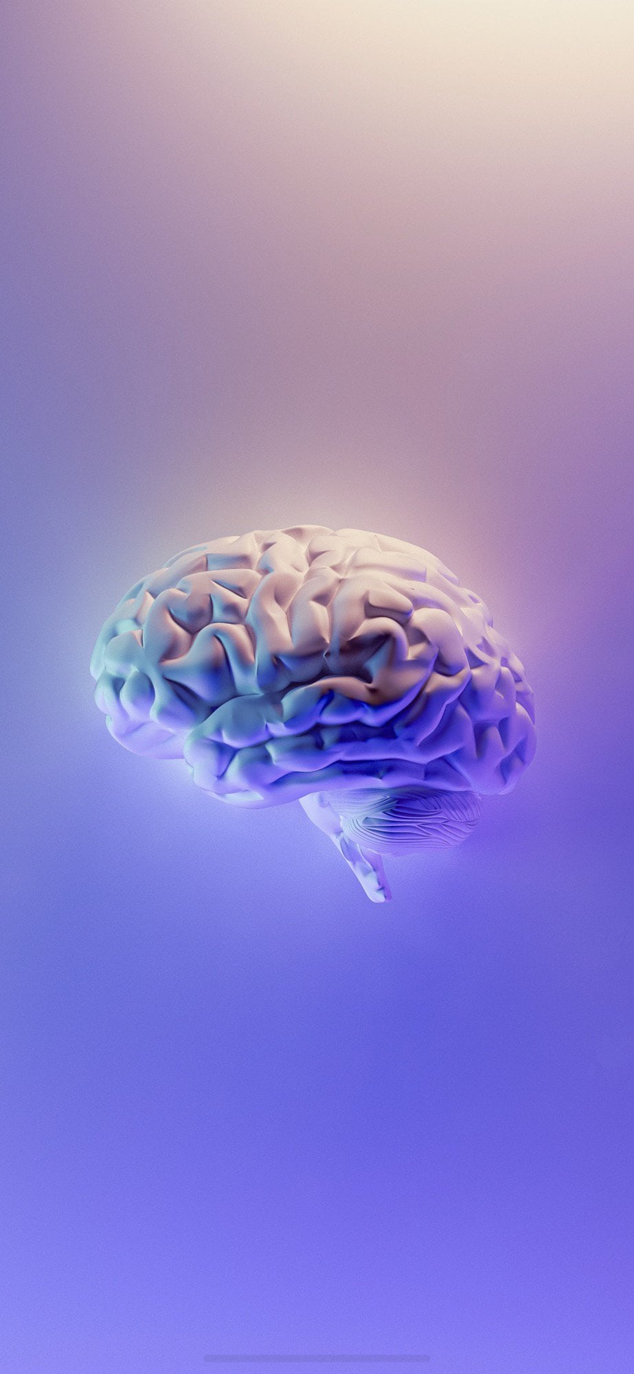 brain white light mobile shiny