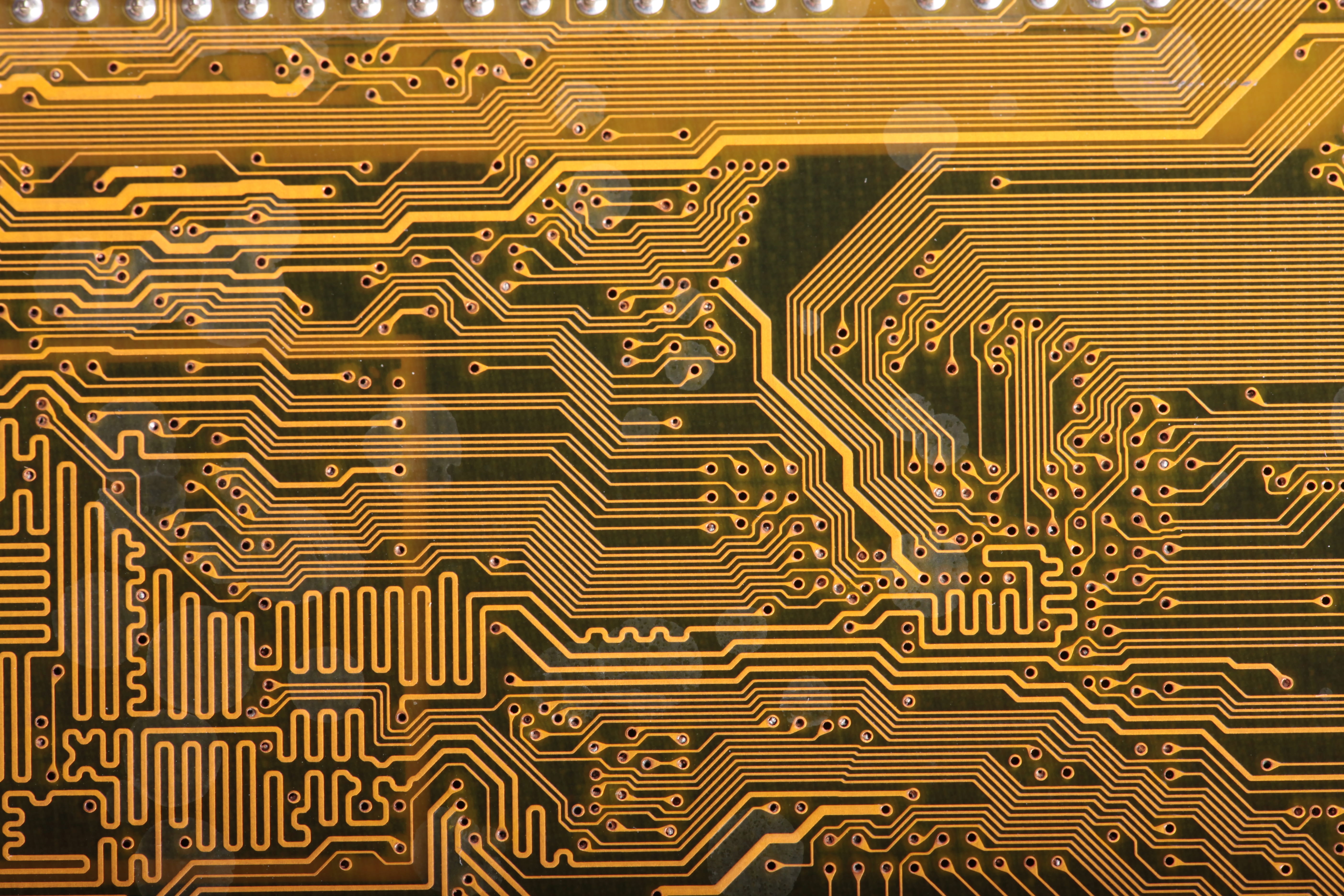 abstract background blue board circuit closeup code communication 2k 4k 5k