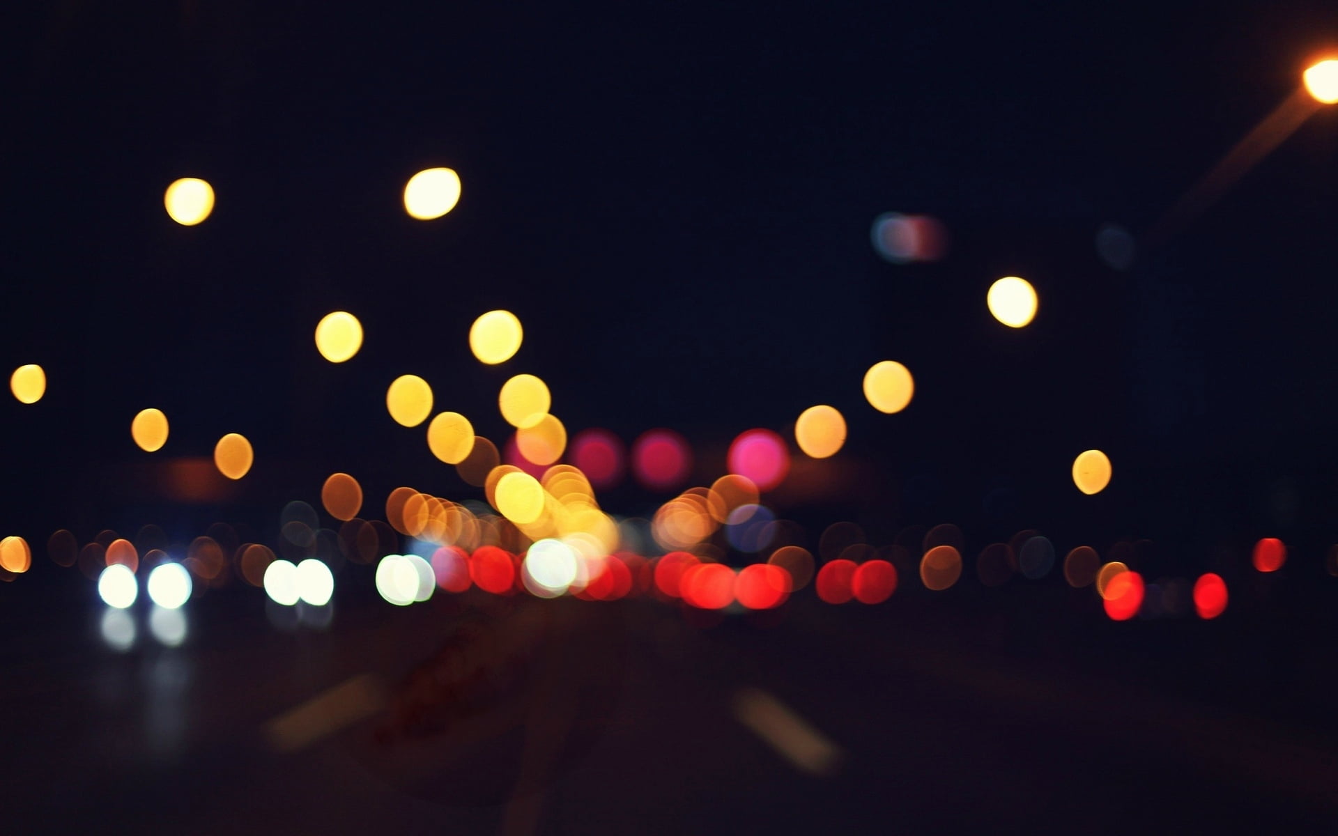 bokeh photography wallpaper macro machine lights background 2k