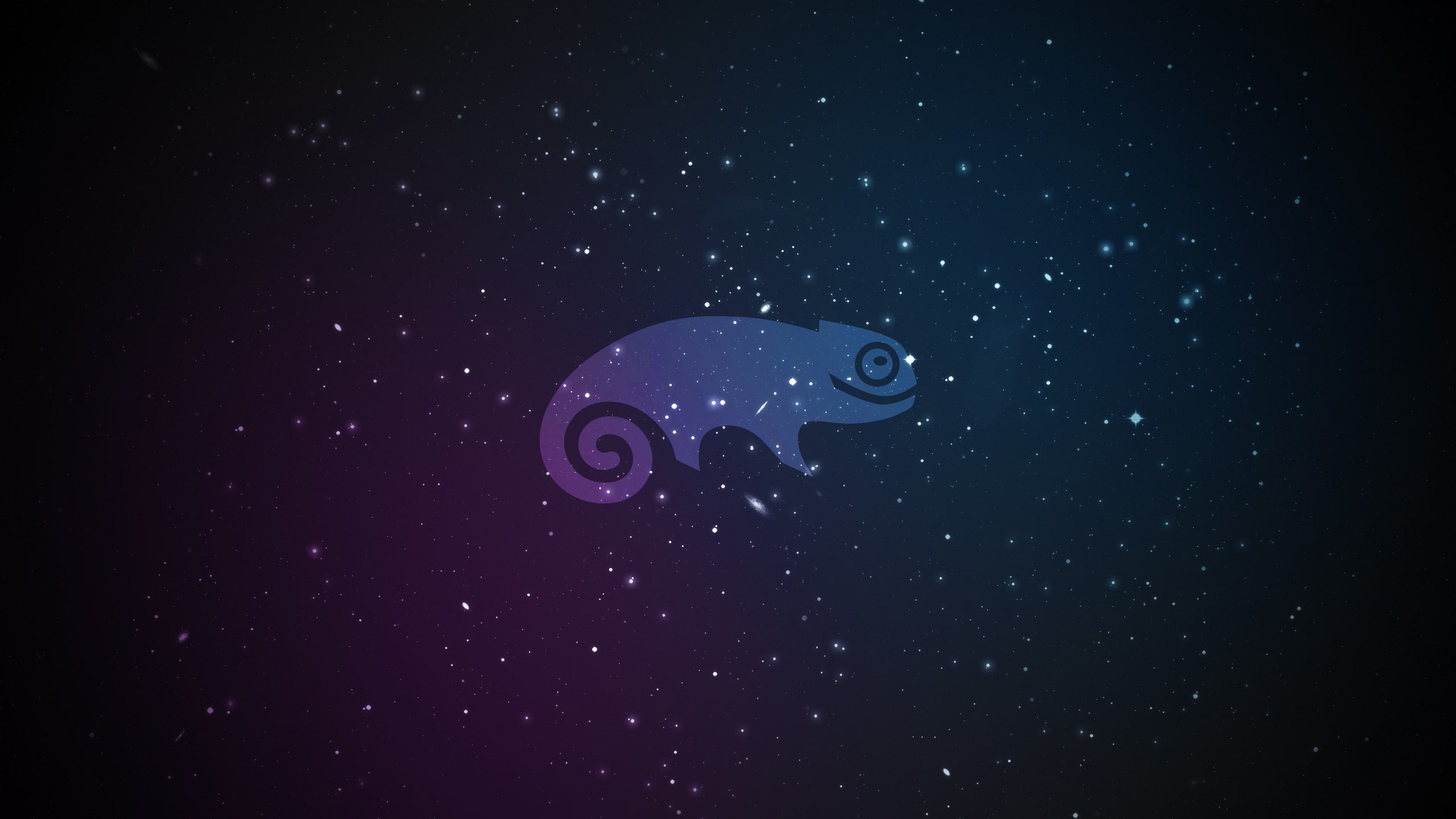 galaxy linux opensuse space stars 2k