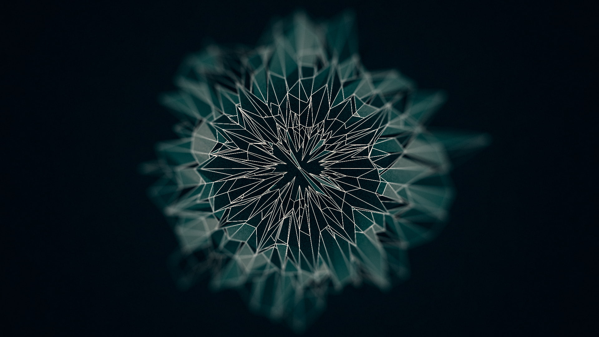 green and black mosaic wallpaper digital art simple background 2k