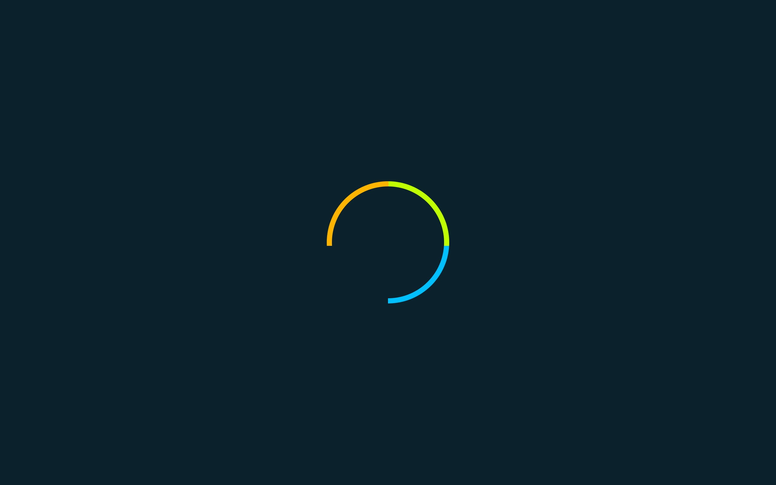 loading illustration minimalism Linux simple copy space sky 2k
