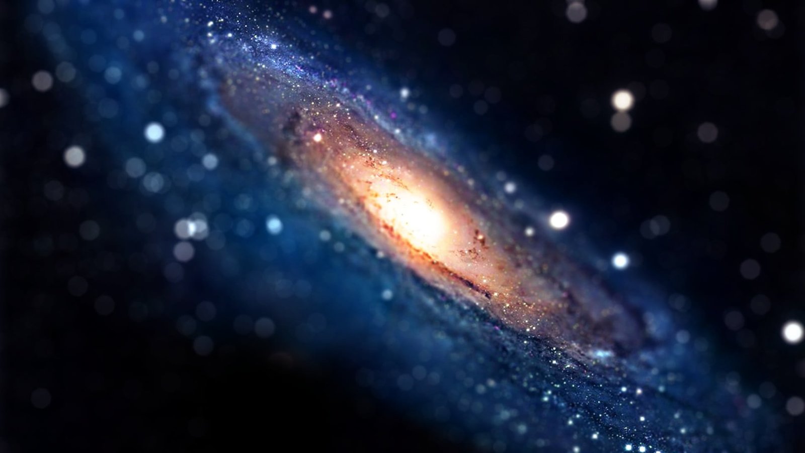 round black and yellow galaxy untitled space glitter stars 2k