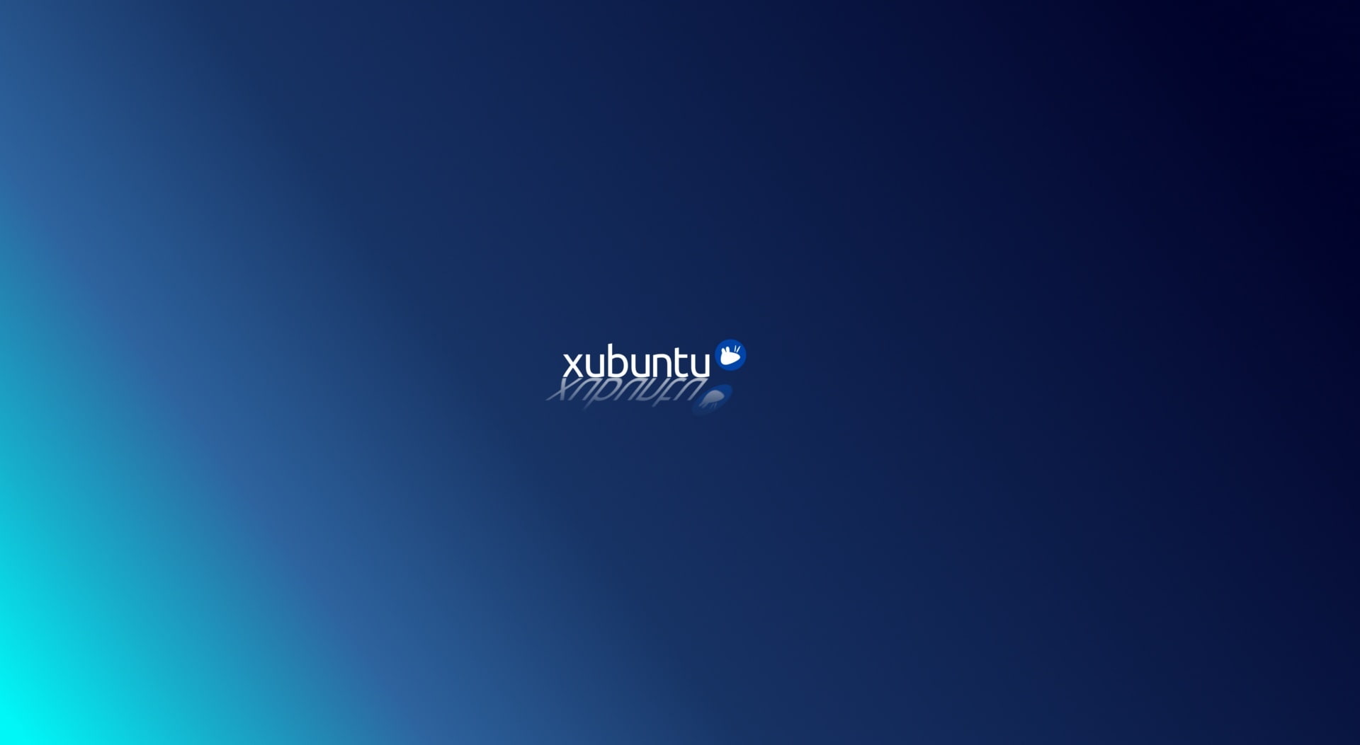Xubuntu Computers Linux blue logo abstract 2k