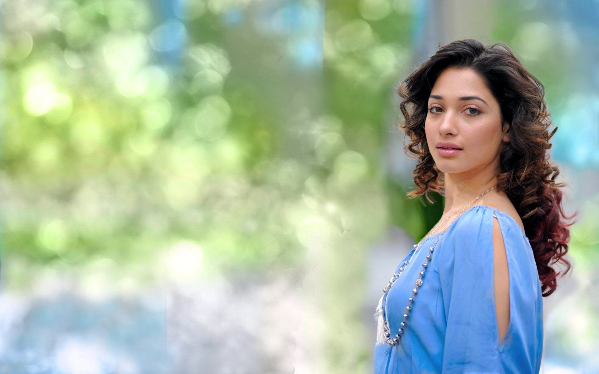 Actresses Tamannaah Bhatia Bokeh Bollywood Brunette portrait 2k